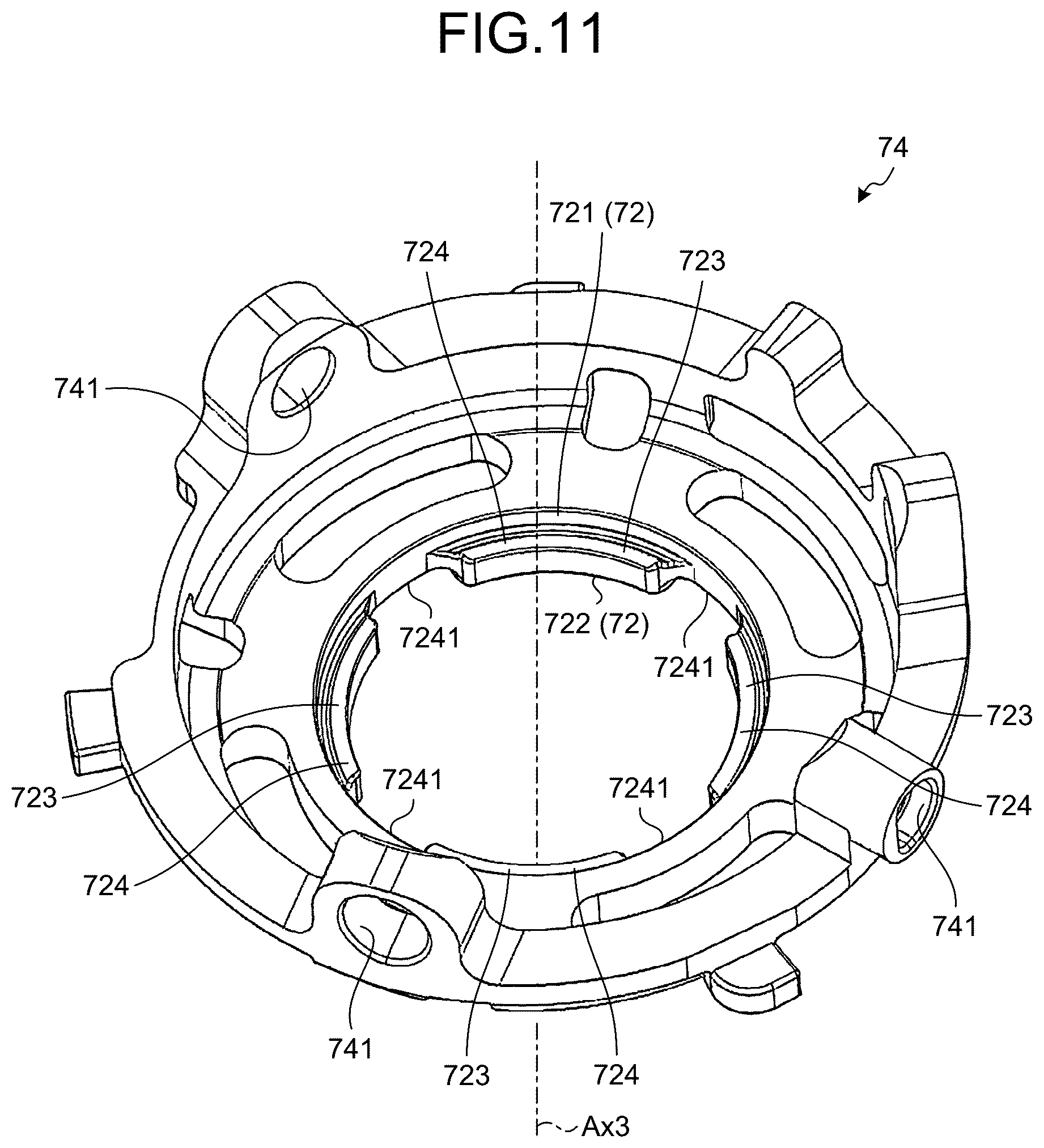 Patent US12174365 Figure 11 – Imaging apparatus for endoscope and imaging system