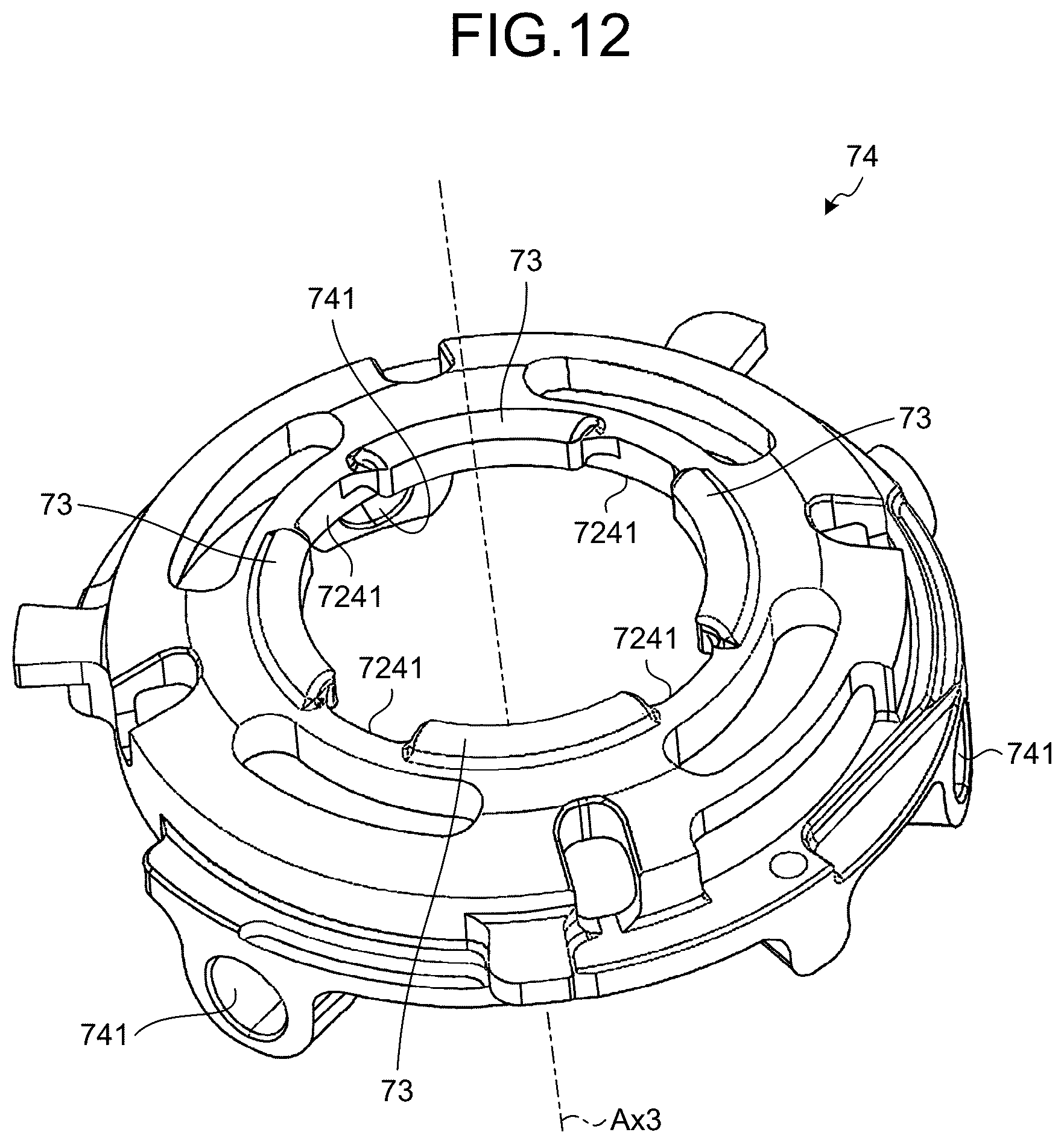 Patent US12174365 Figure 12 – Imaging apparatus for endoscope and imaging system