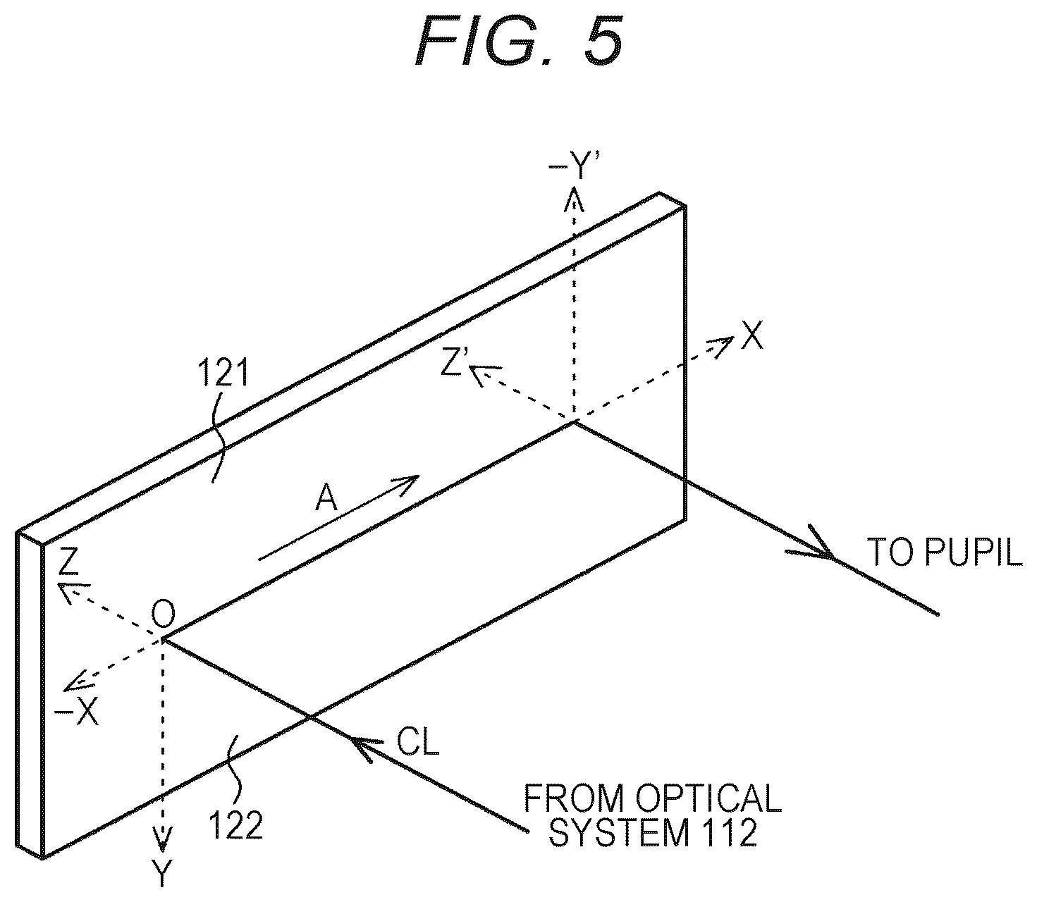 Patent US12174366 Figure 5 – Display apparatus and initial setting method for display apparatus