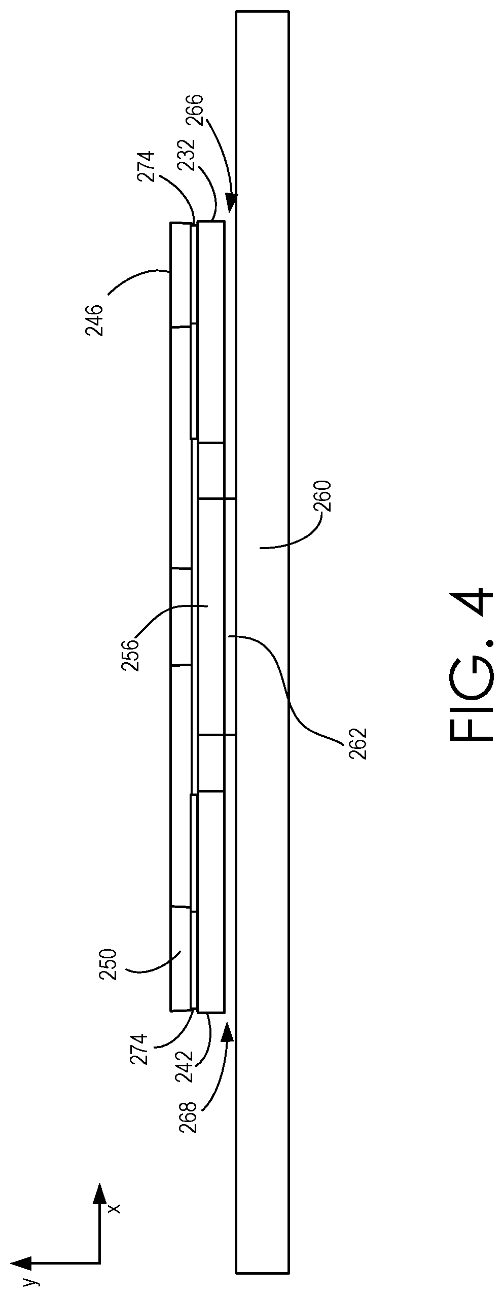 Patent US12174368 Figure 4 – Wire bonded common electrical connection in a piezoelectric micro-electro-mechanical system scanning mirror assembly