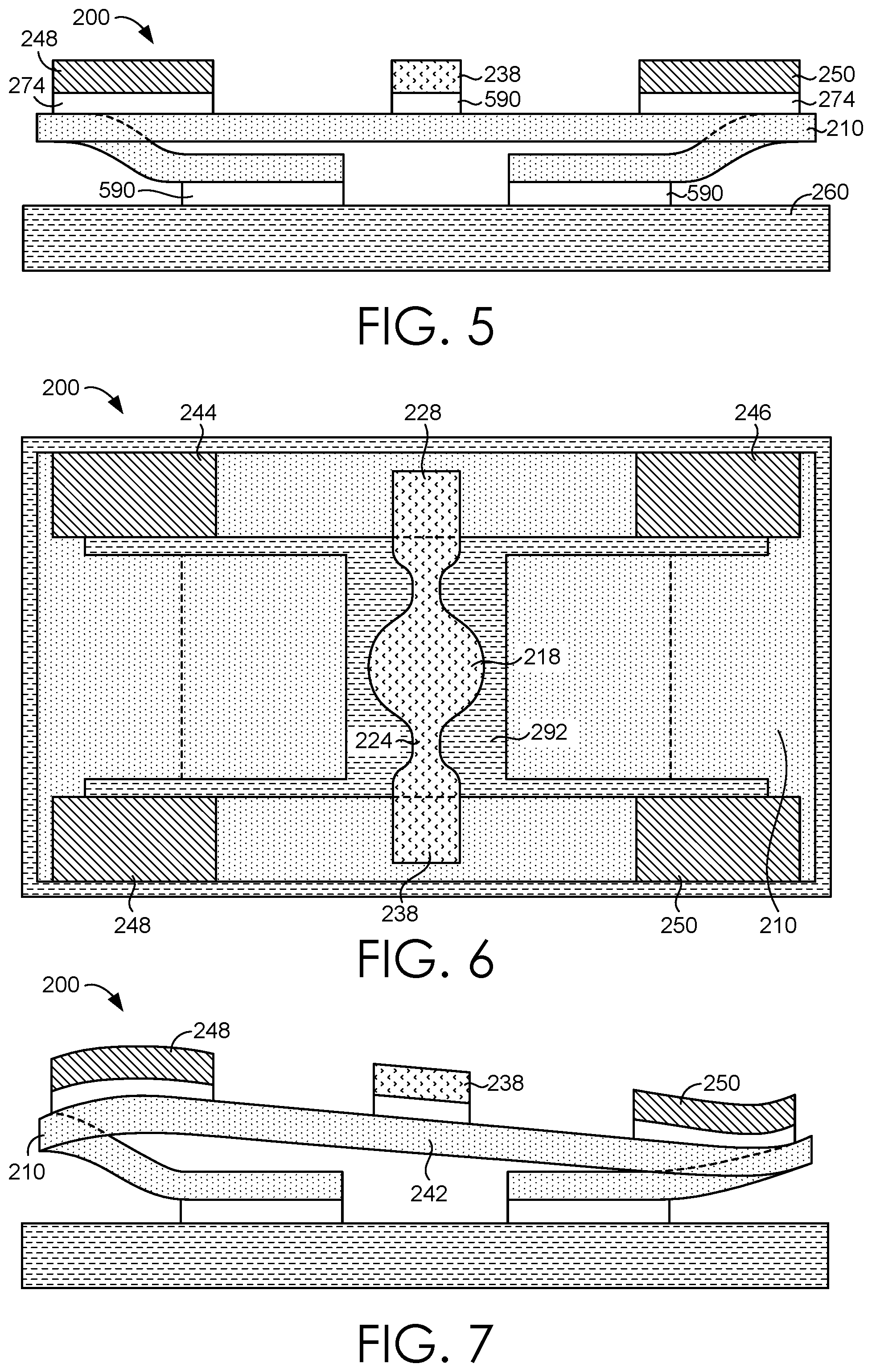 Patent US12174368 Figure 5 – Wire bonded common electrical connection in a piezoelectric micro-electro-mechanical system scanning mirror assembly