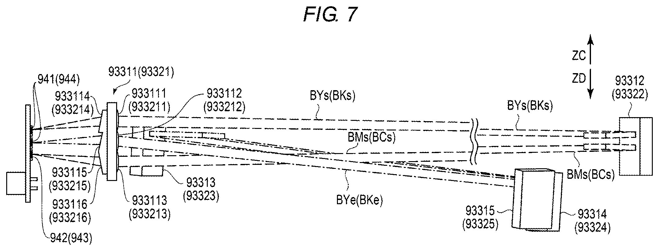 Patent US12174369 Figure 6 – Optical scanning device for an image forming device
