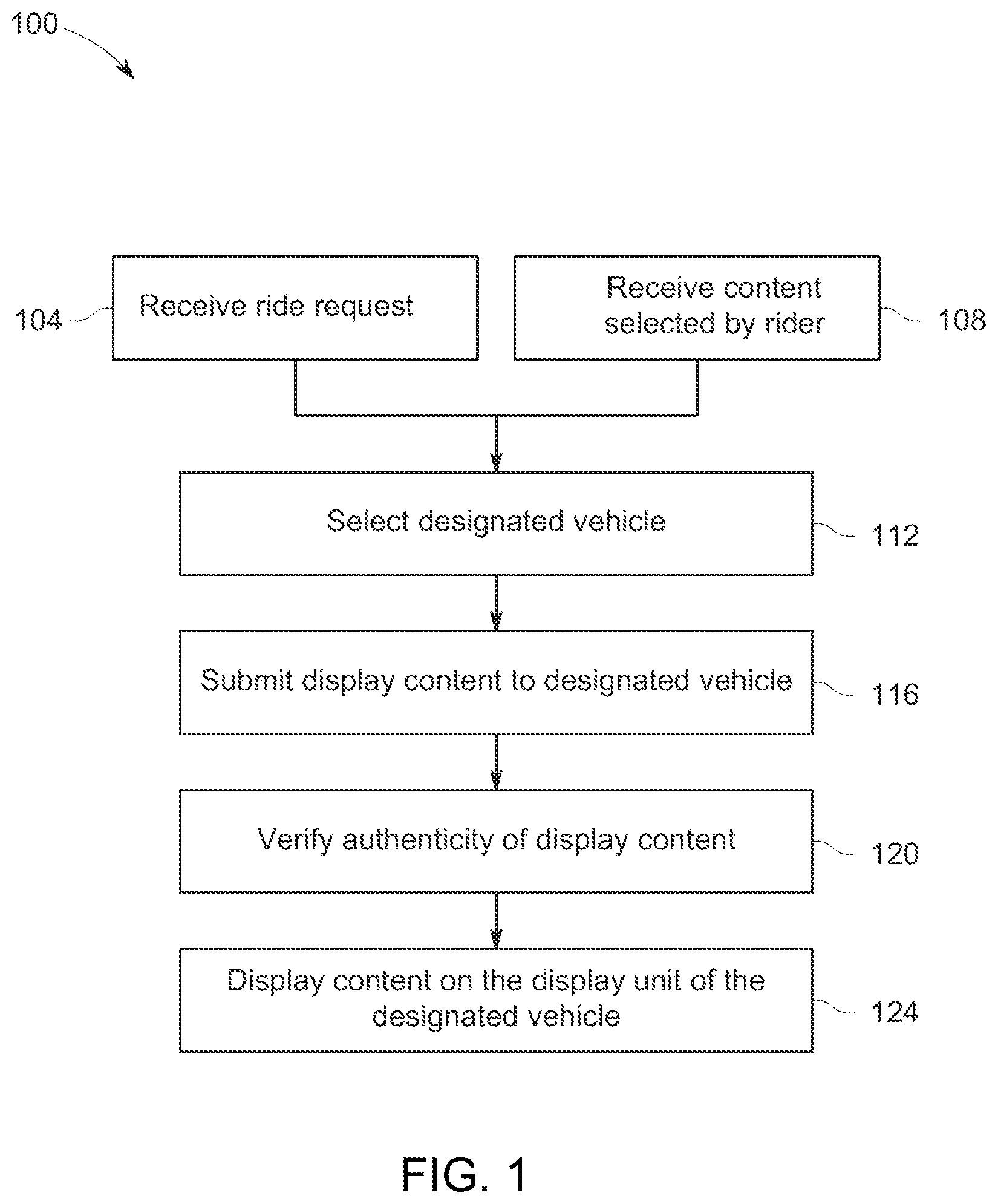 Patent US12174372 — Display system for transportation networks — Figure 1