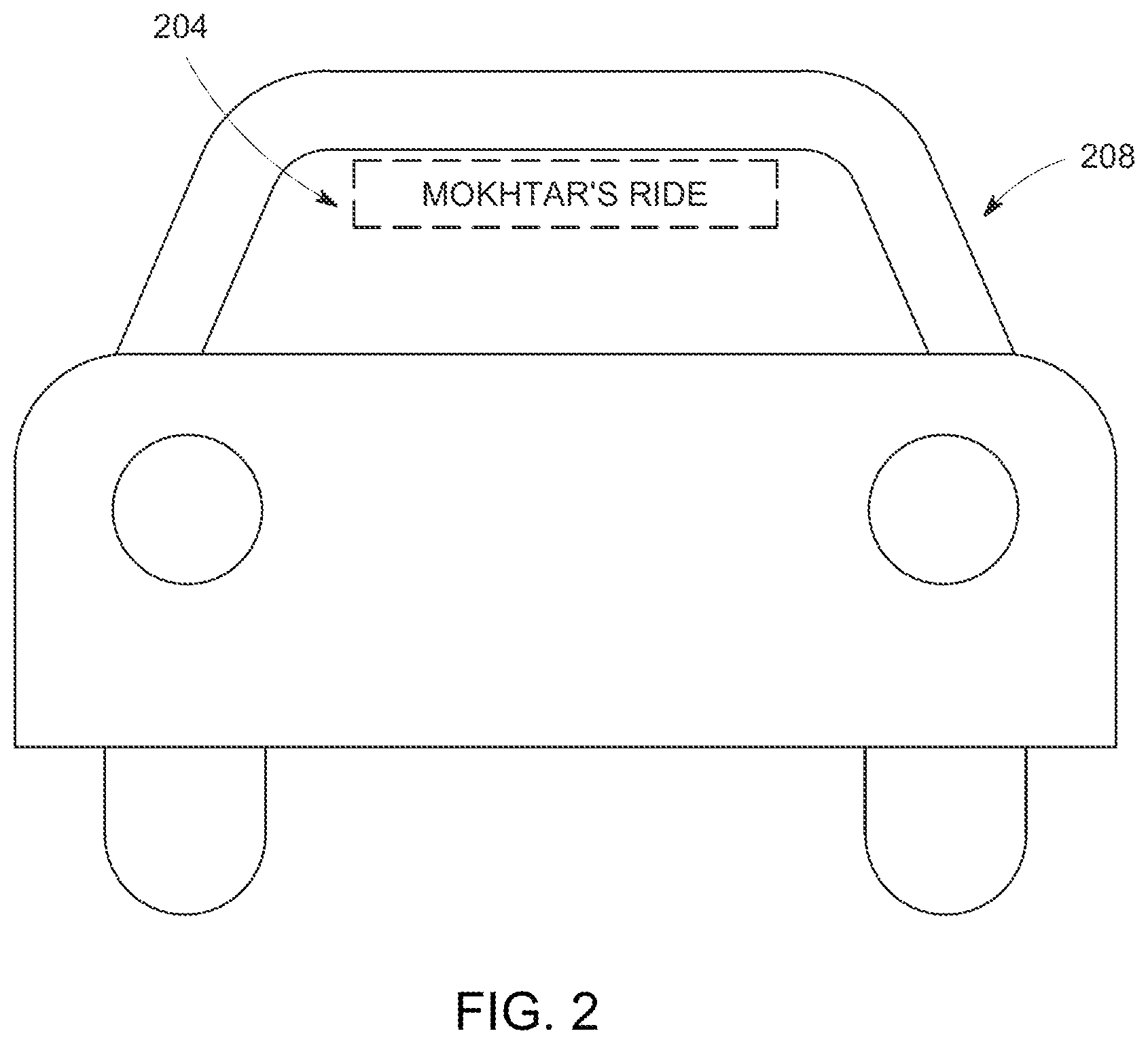 Patent US12174372 Figure 2 – Display system for transportation networks