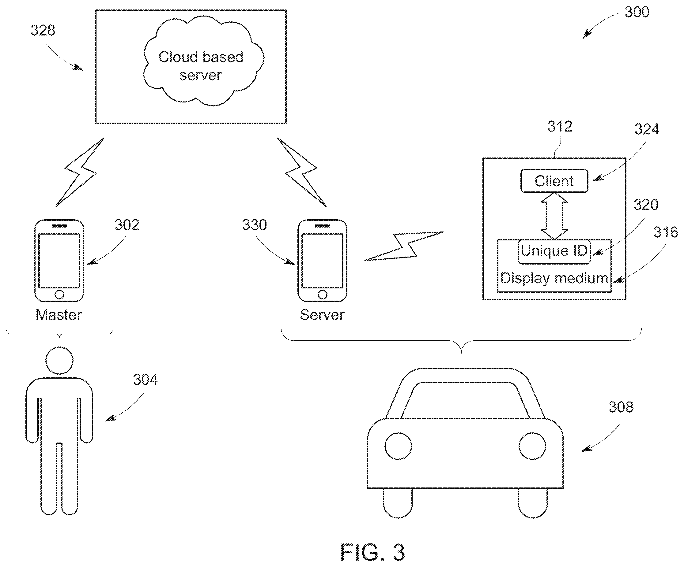 Patent US12174372 Figure 3 – Display system for transportation networks
