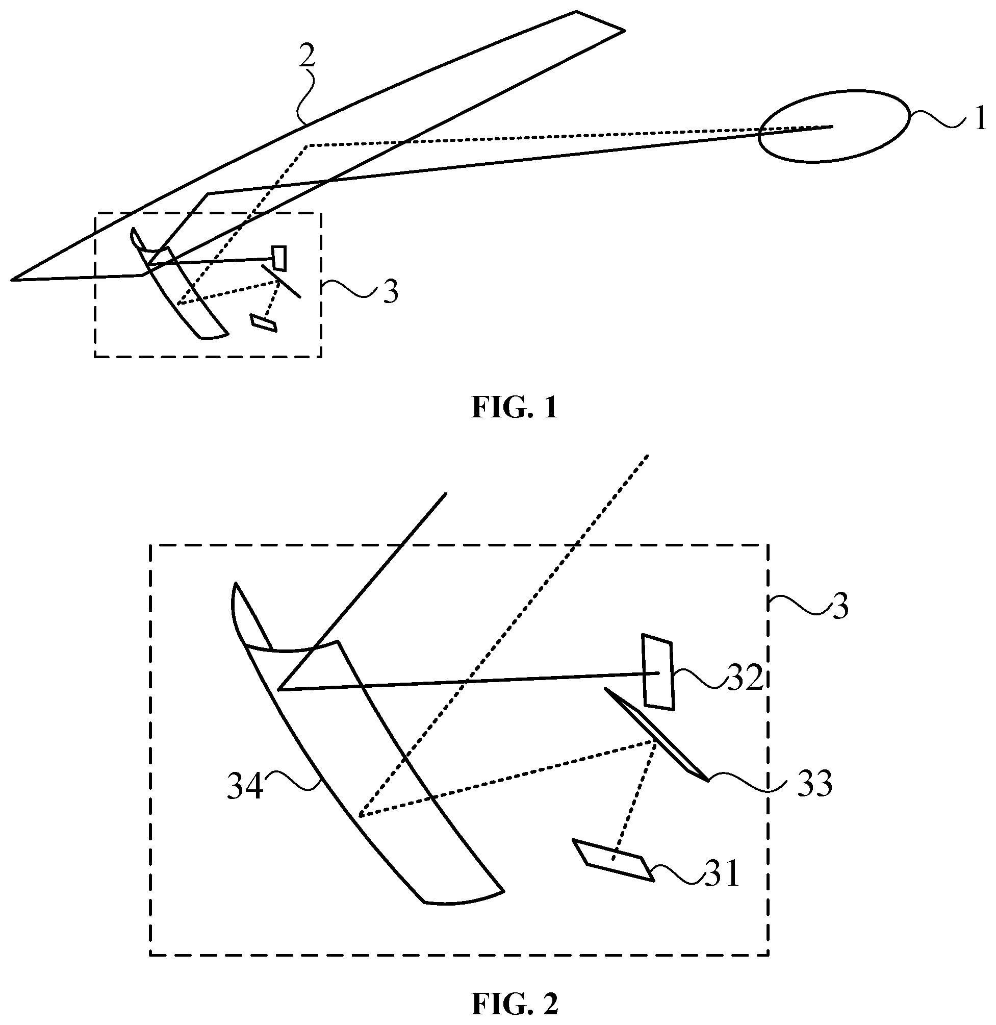 Patent US12174373 — Head up display system and vehicle — Figure 1