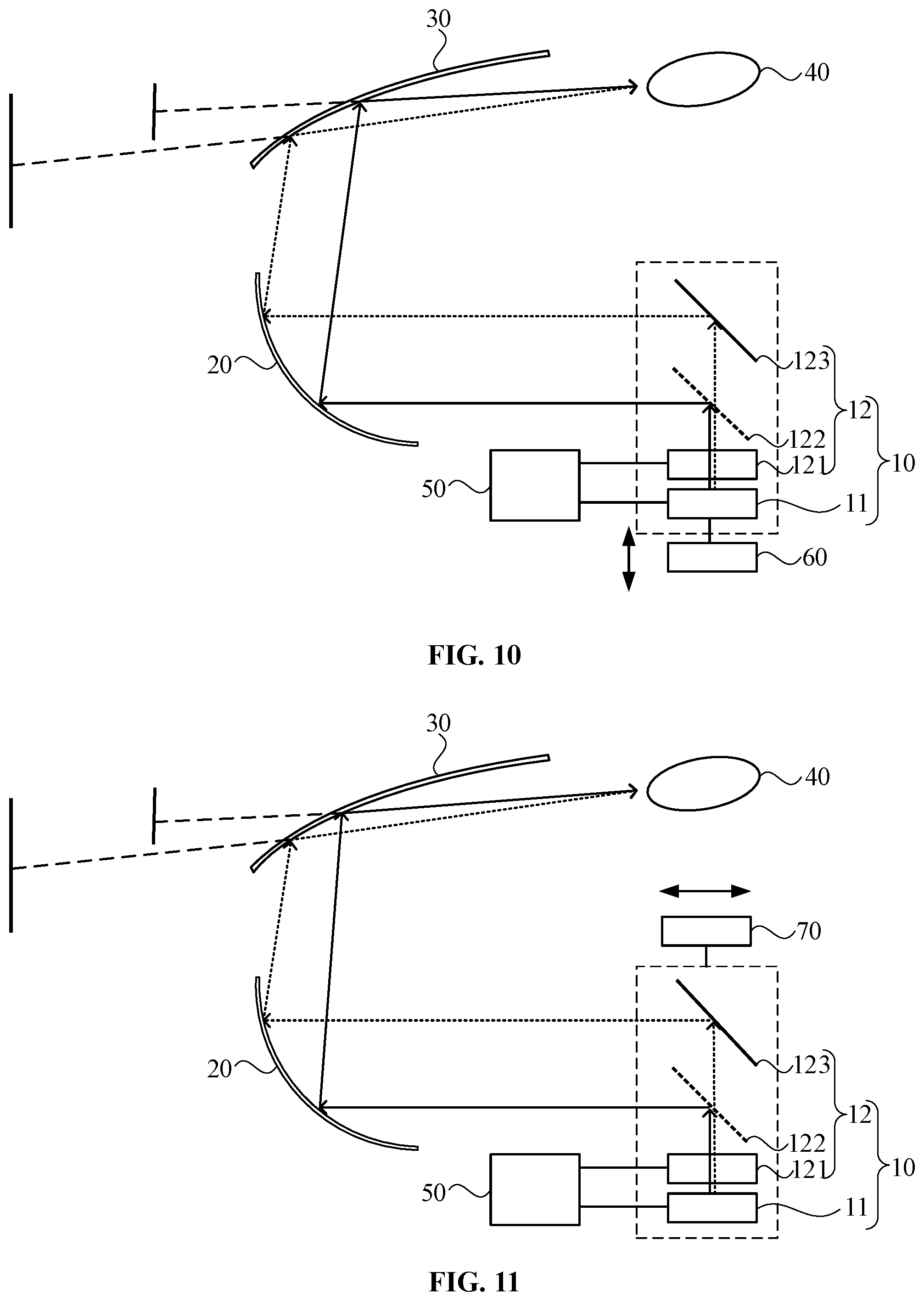 Patent US12174373 Figure 5 – Head up display system and vehicle