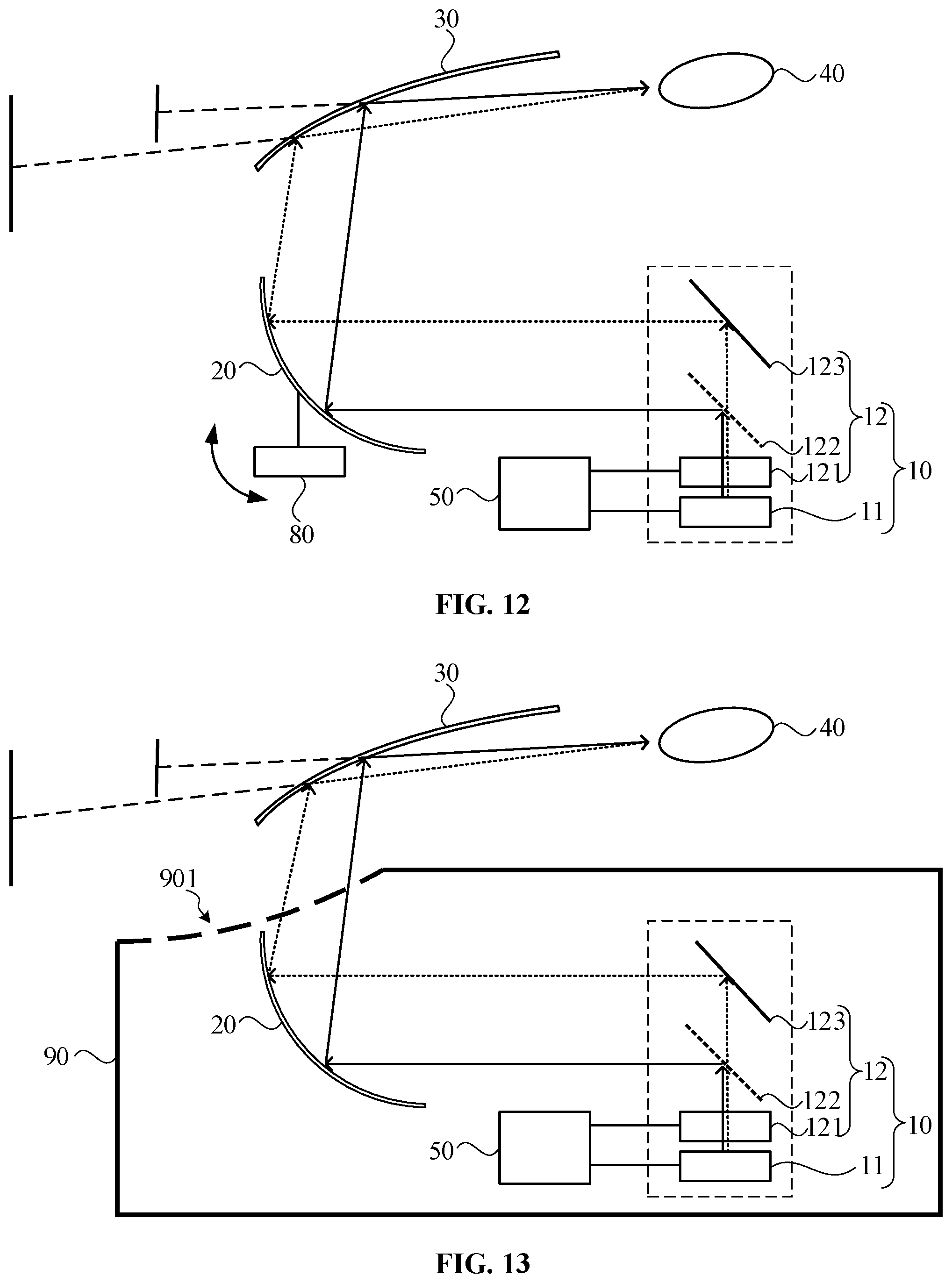 Patent US12174373 Figure 6 – Head up display system and vehicle