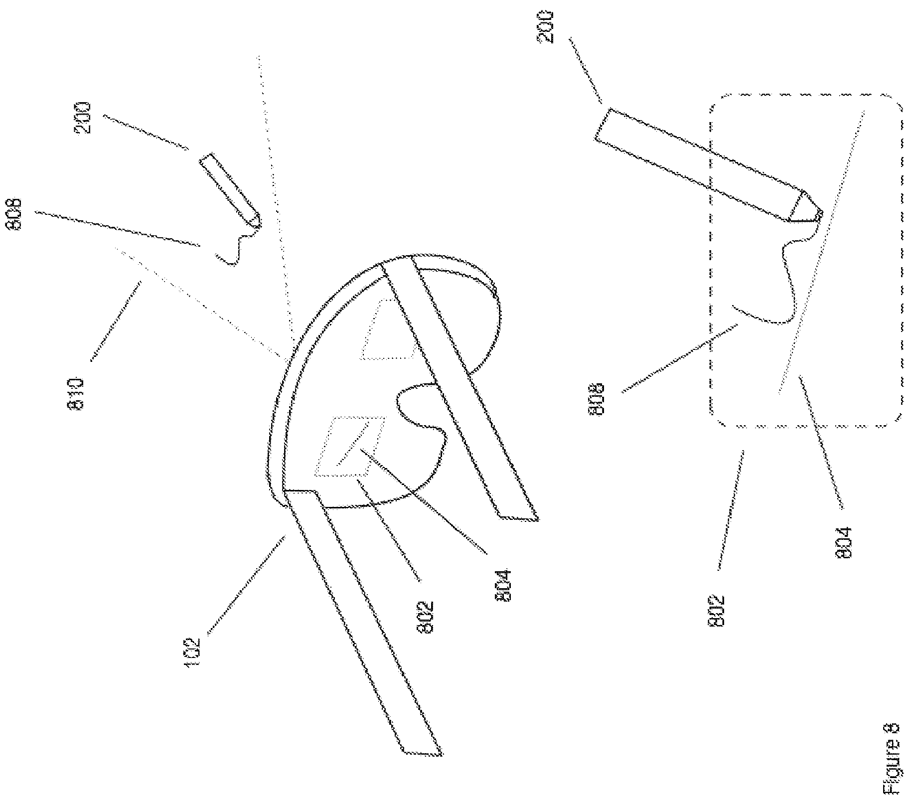 Patent US12174378 Figure 9 – External user interface for head worn computing