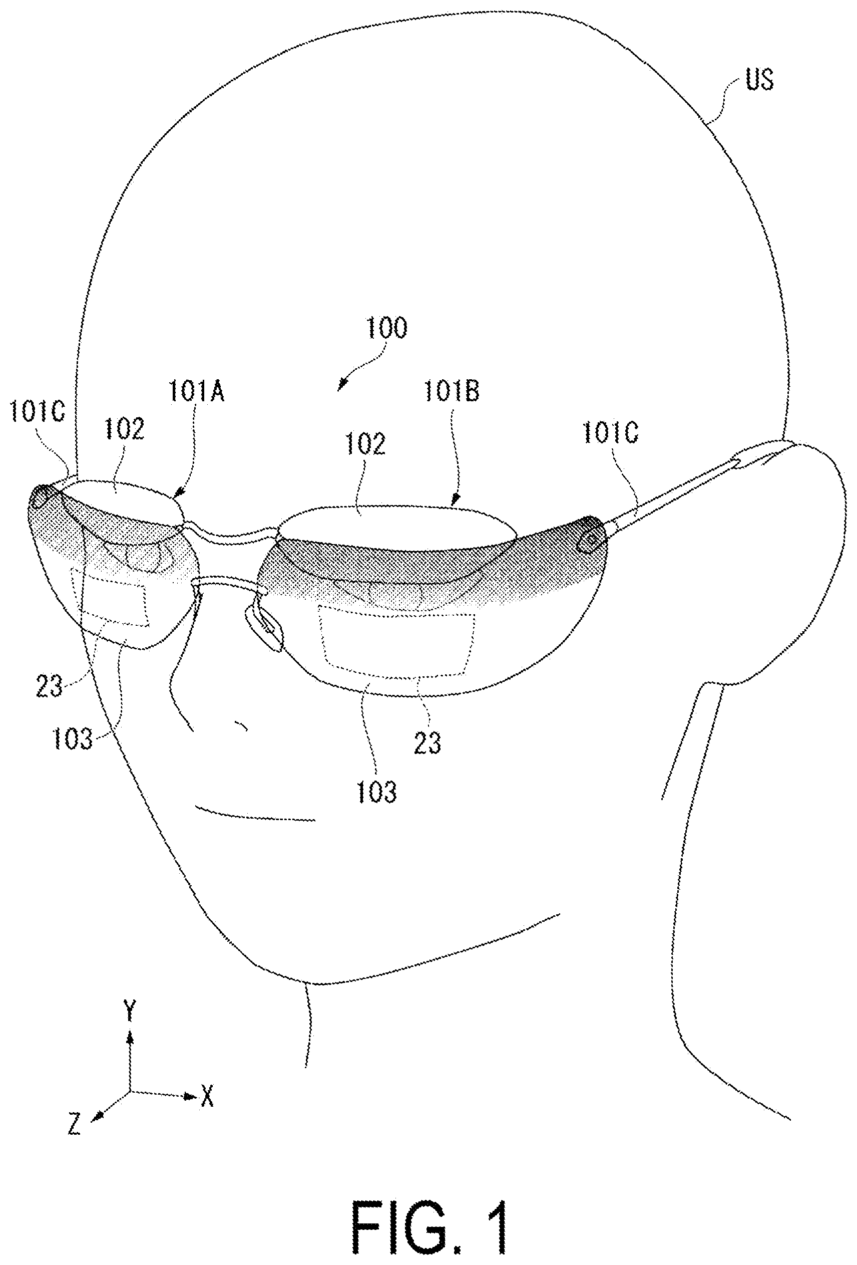 Patent US12174380 Figure 1 – Display module, assembly method for display module, and virtual image display apparatus