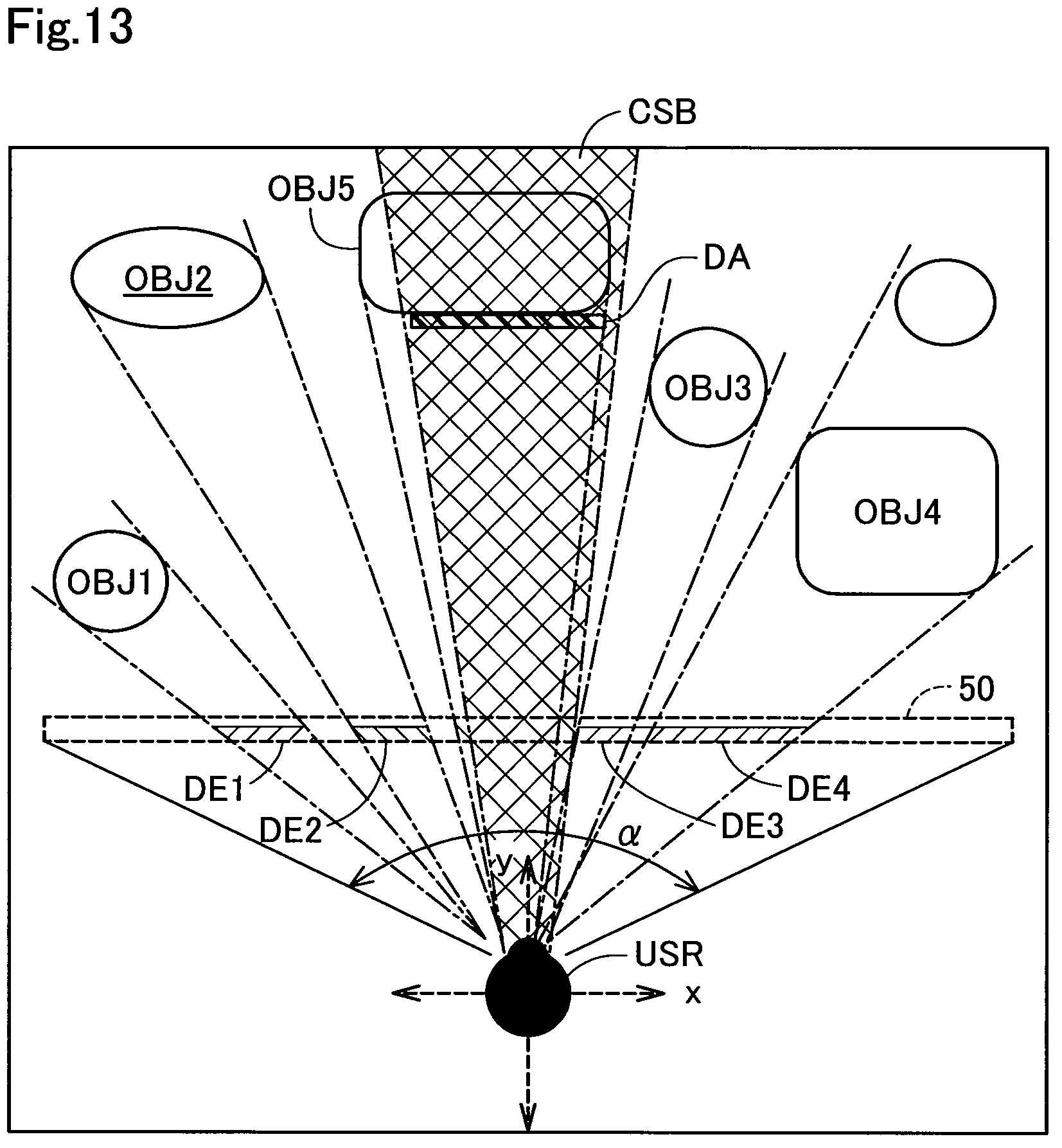 Patent US12174381 Figure 13 – Image display device using retinal scanning display unit and image display system