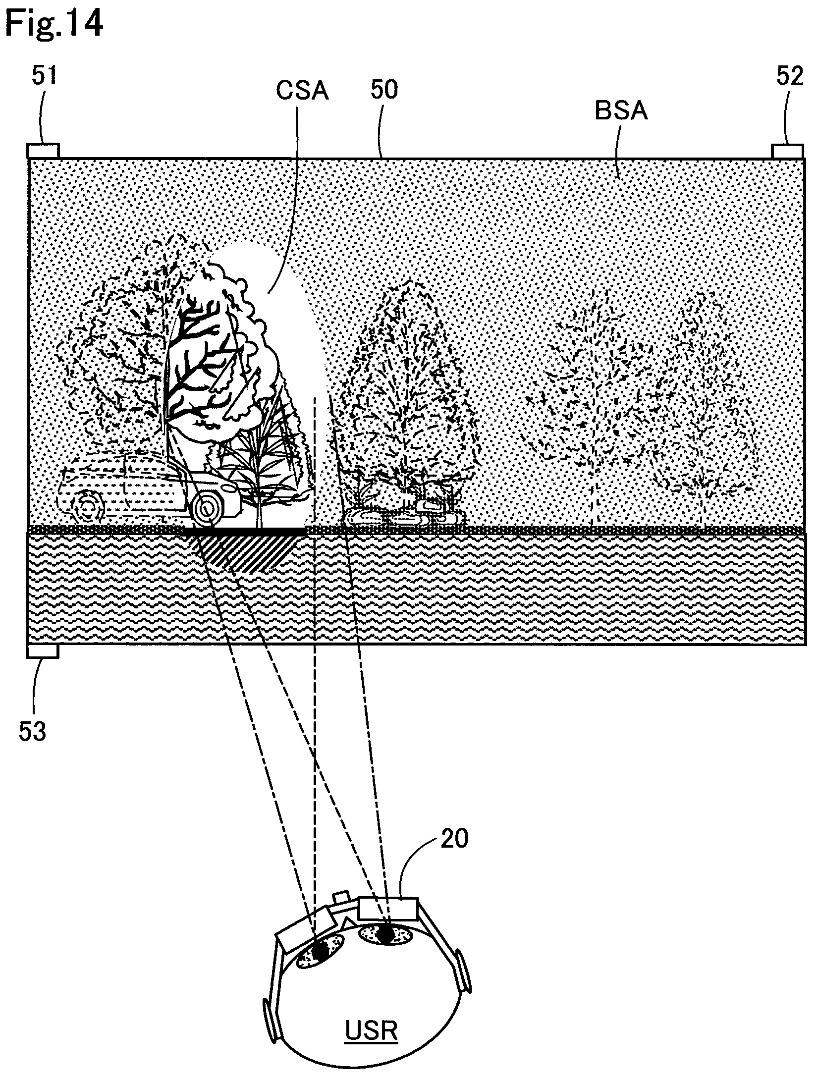 Patent US12174381 Figure 14 – Image display device using retinal scanning display unit and image display system