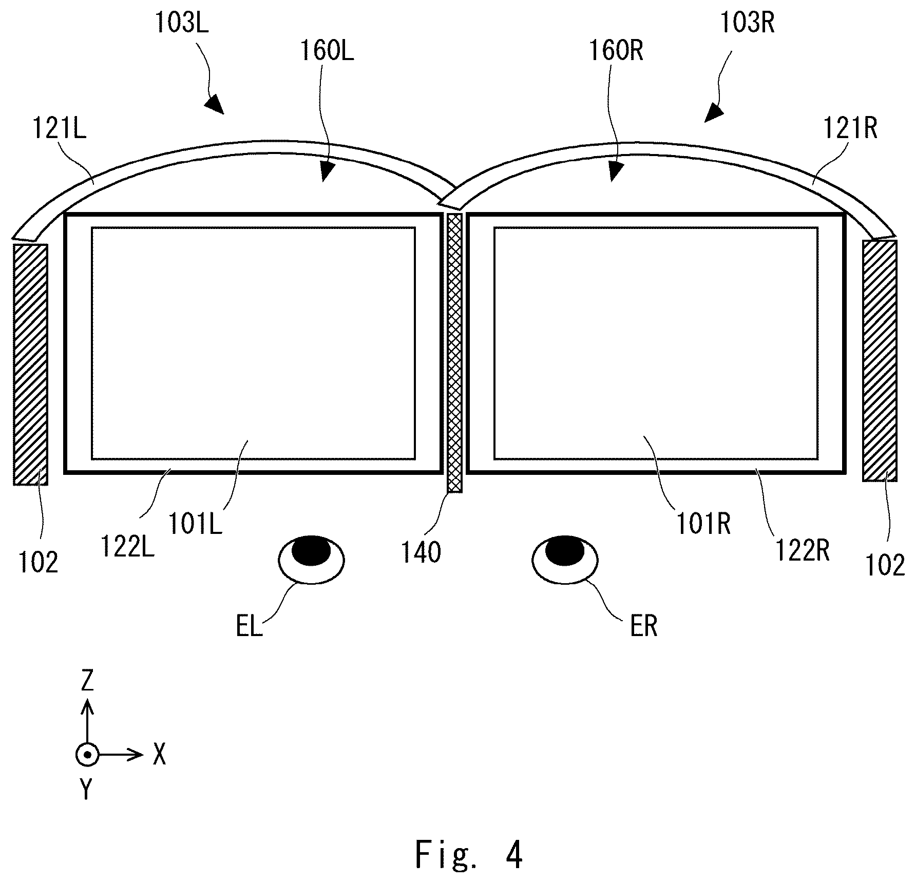 Patent US12174382 Figure 4 – Head-mounted display