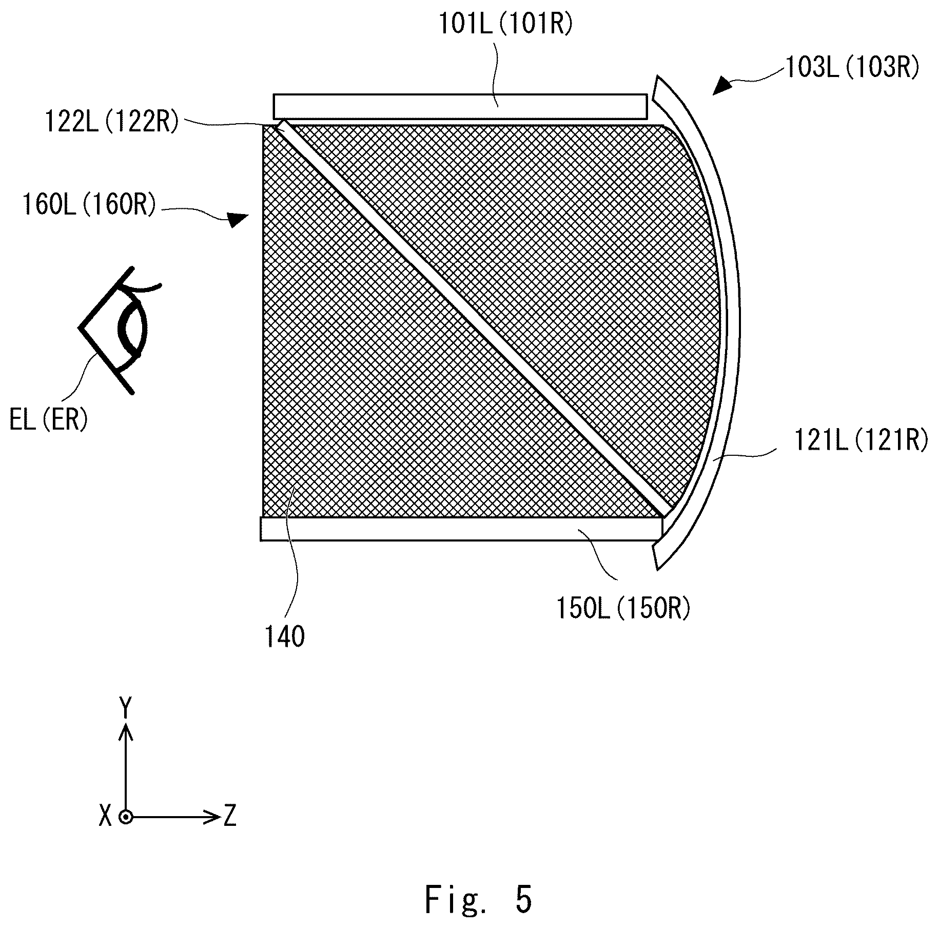 Patent US12174382 Figure 5 – Head-mounted display