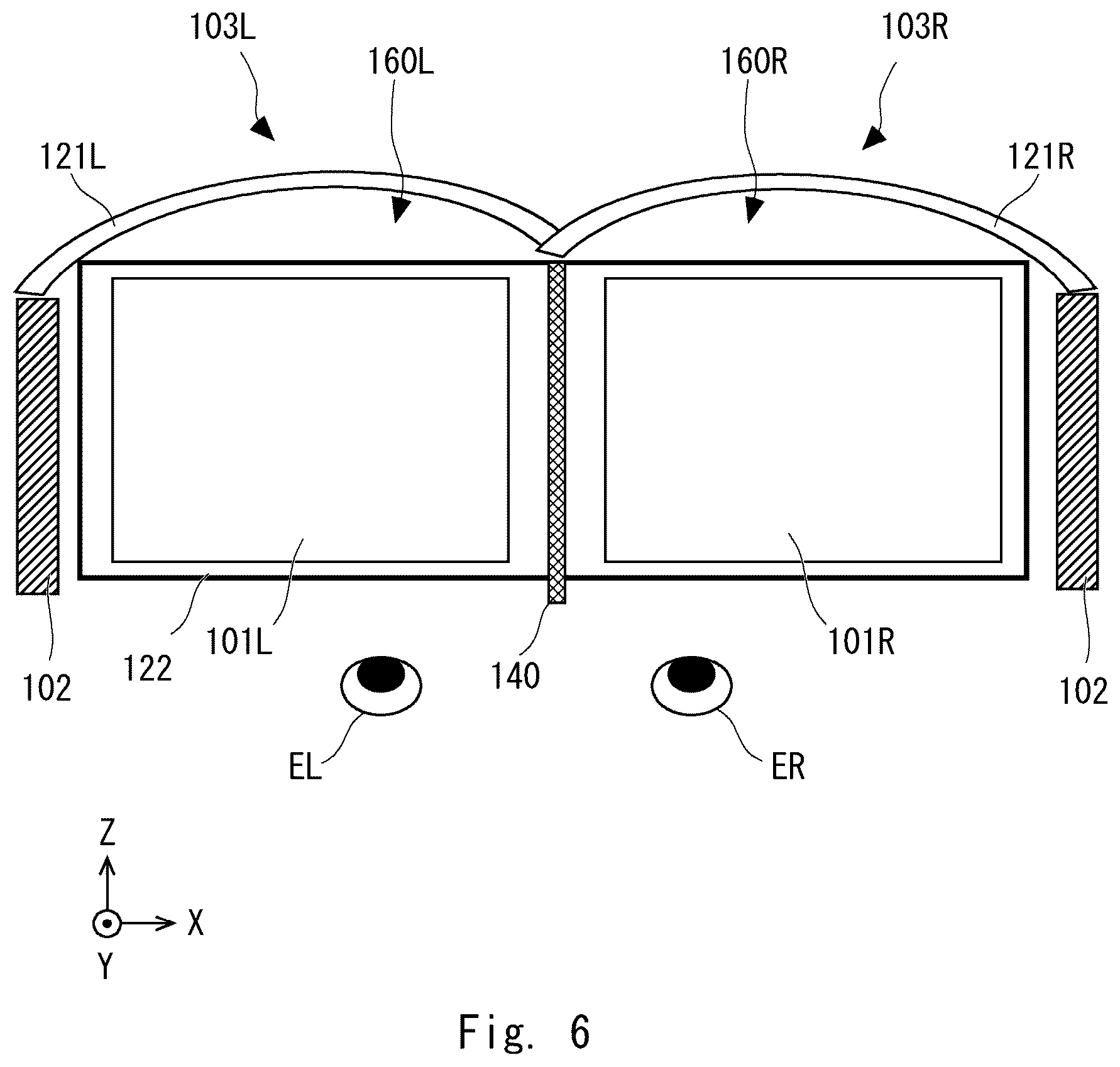 Patent US12174382 Figure 6 – Head-mounted display