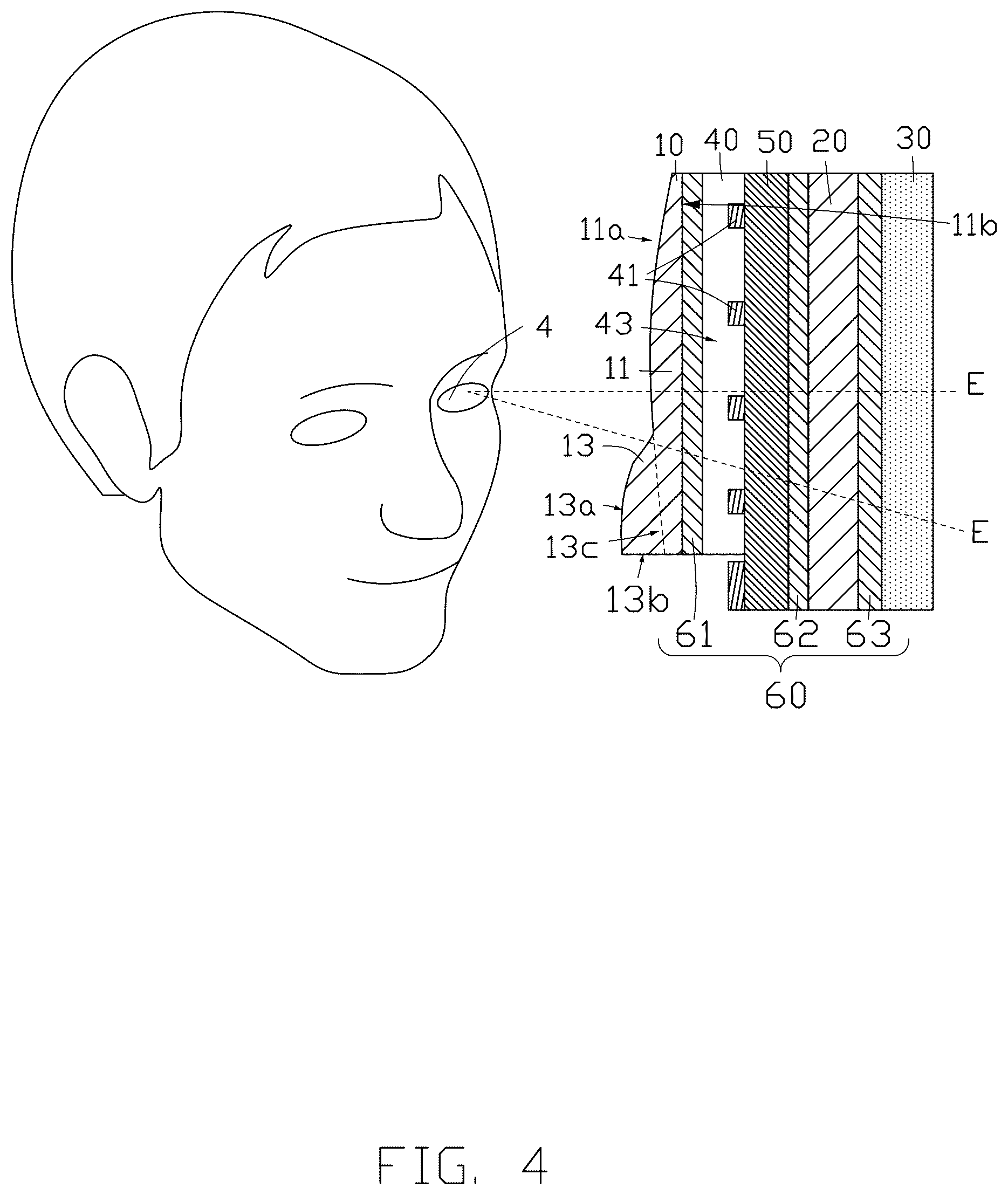 Patent US12174387 Figure 4 – Optical lens and head-mounted display