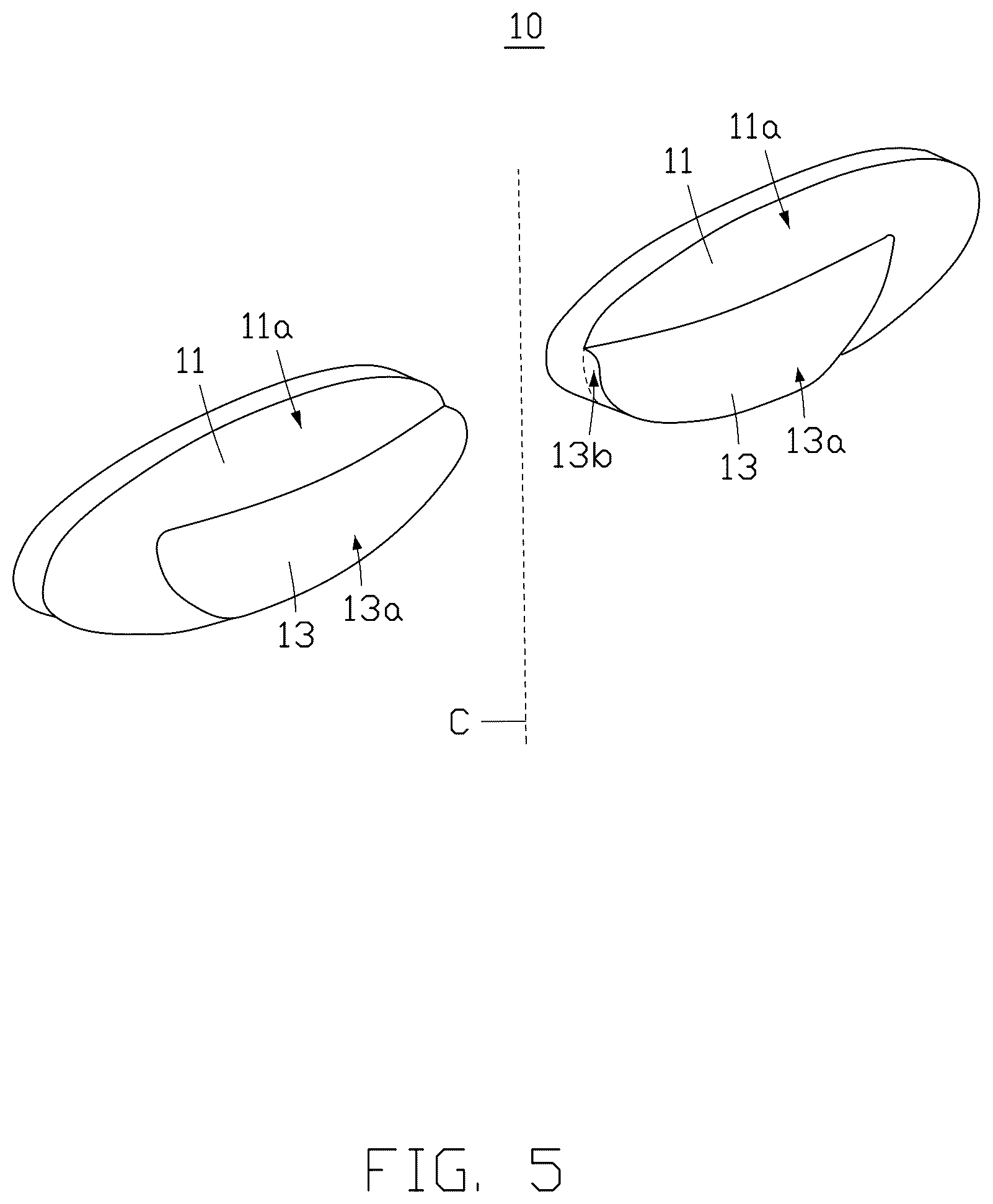 Patent US12174387 Figure 5 – Optical lens and head-mounted display