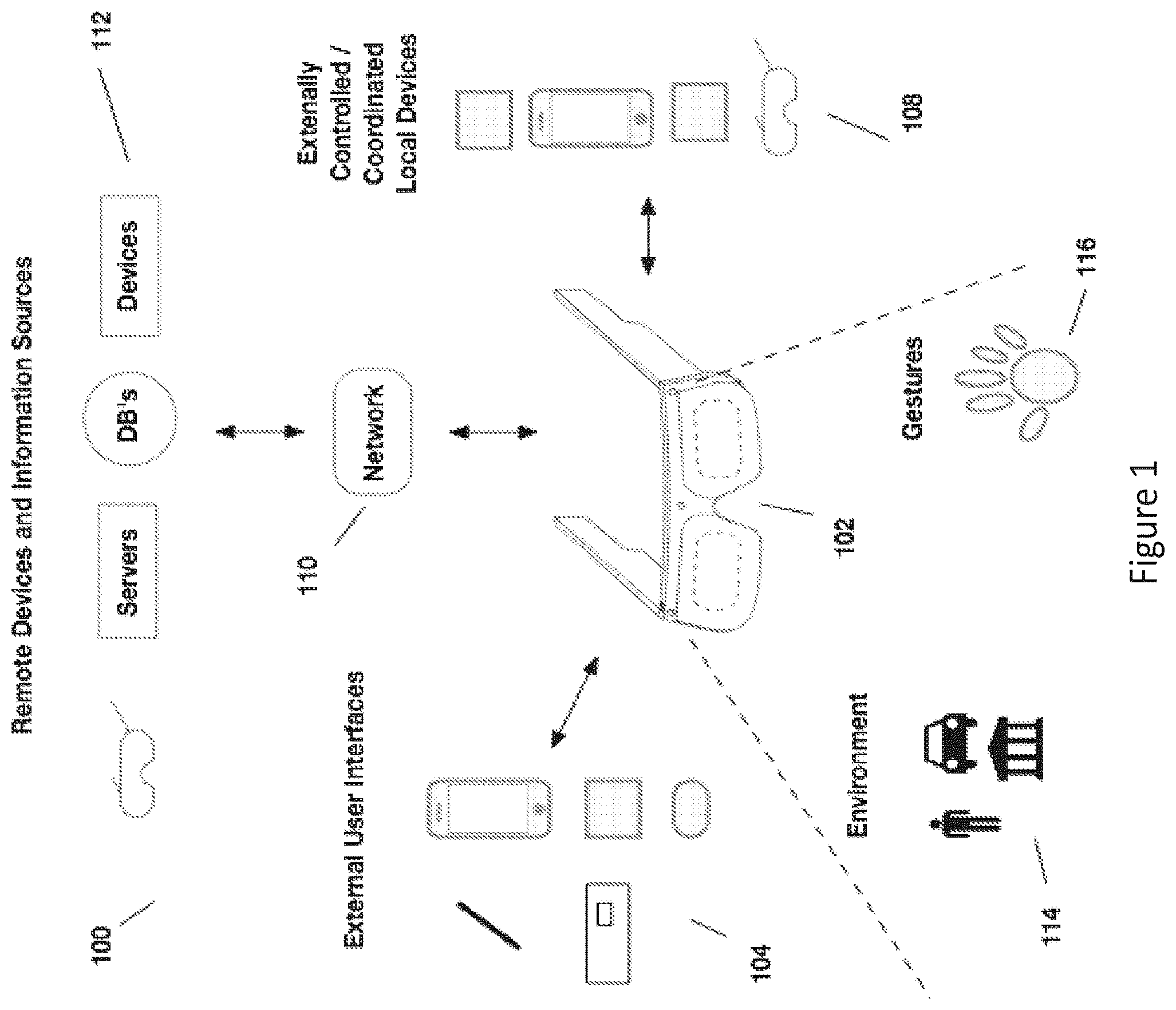 Patent US12174388 Figure 1 – Optical configurations for head-worn see-through displays