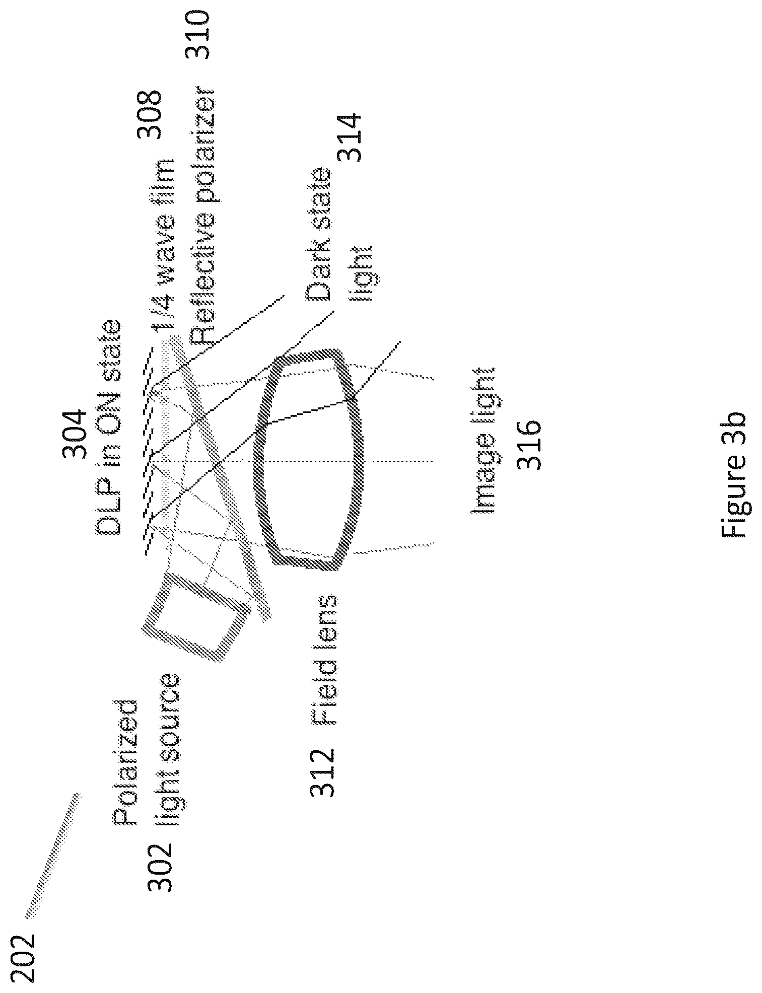 Patent US12174388 Figure 4 – Optical configurations for head-worn see-through displays