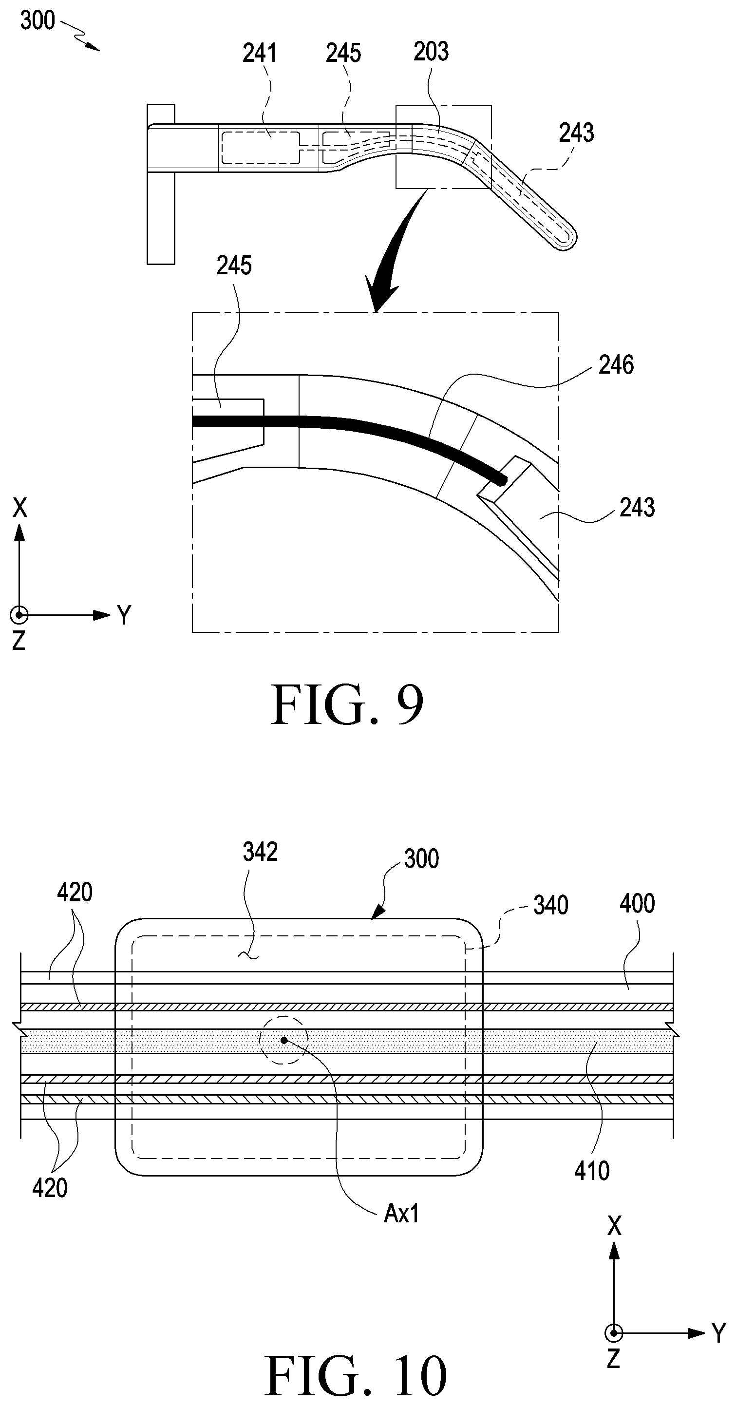 Patent US12174389 Figure 9 – Wearable electronic device comprising speaker module