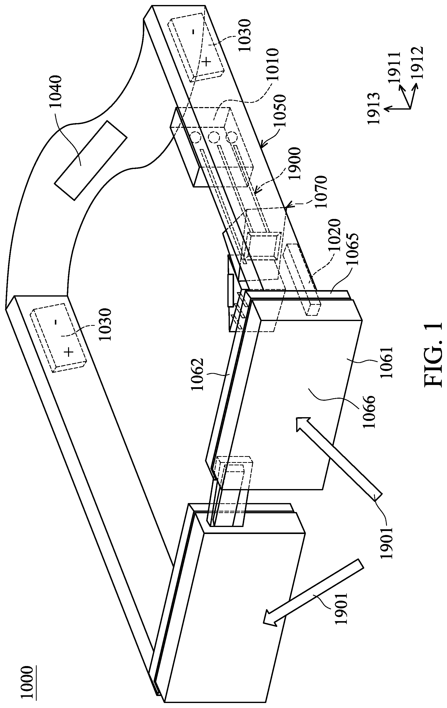 Patent US12174392 Figure 1 – Optical system