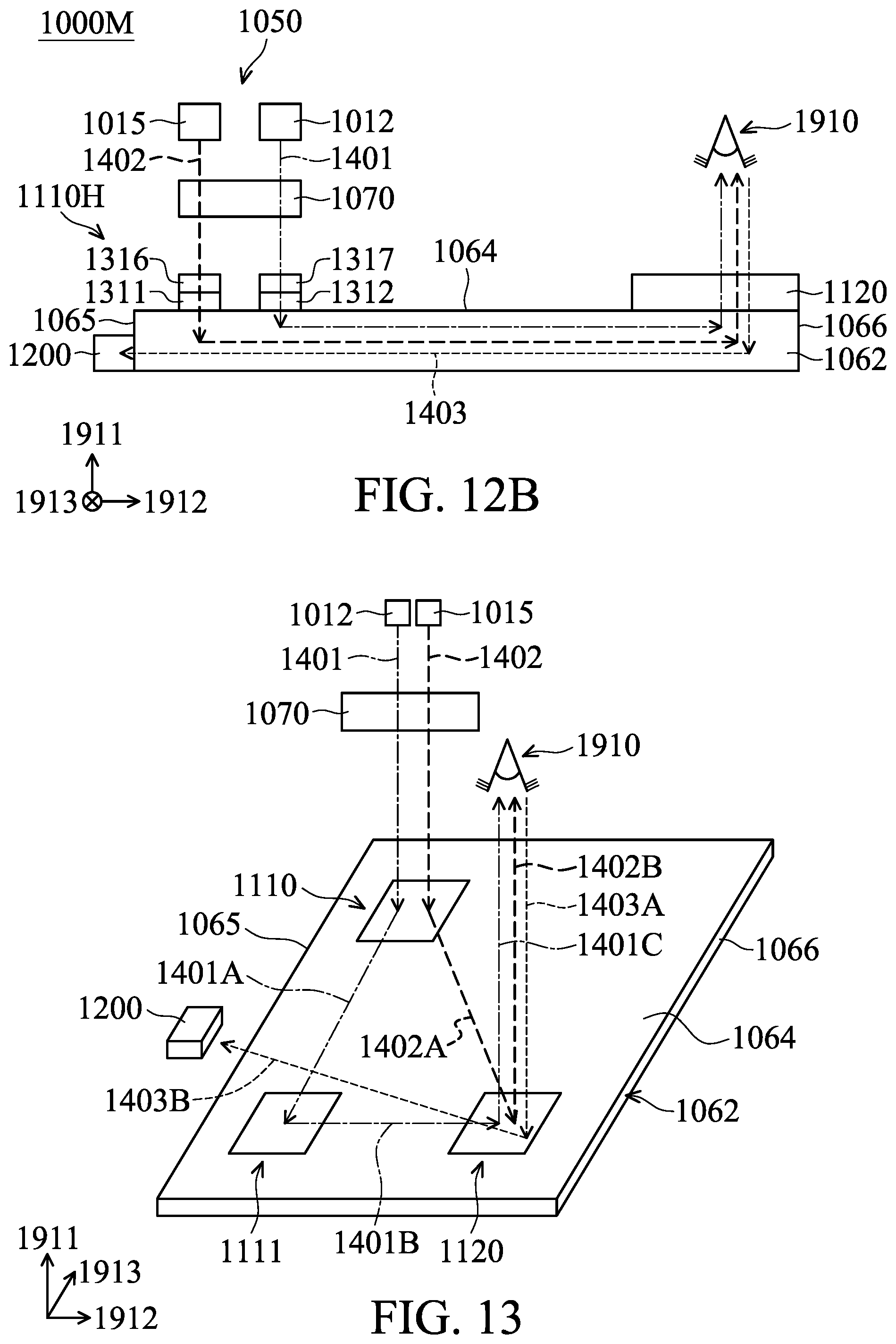 Patent US12174392 Figure 11 – Optical system