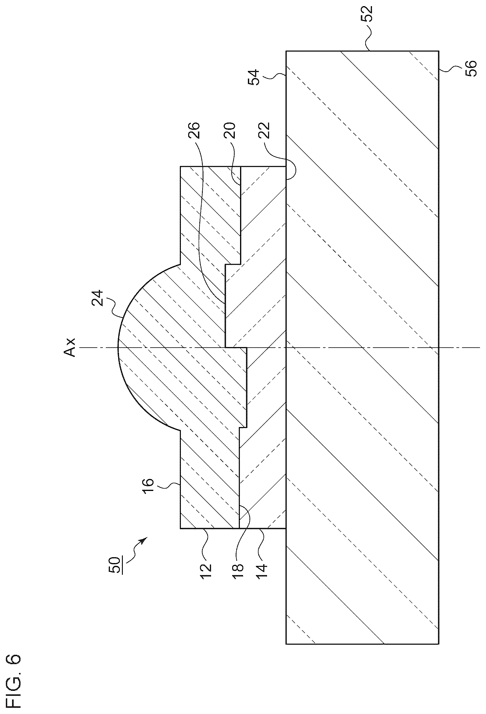 Patent US12174399 Figure 6 – Optical component and method of manufacturing optical component