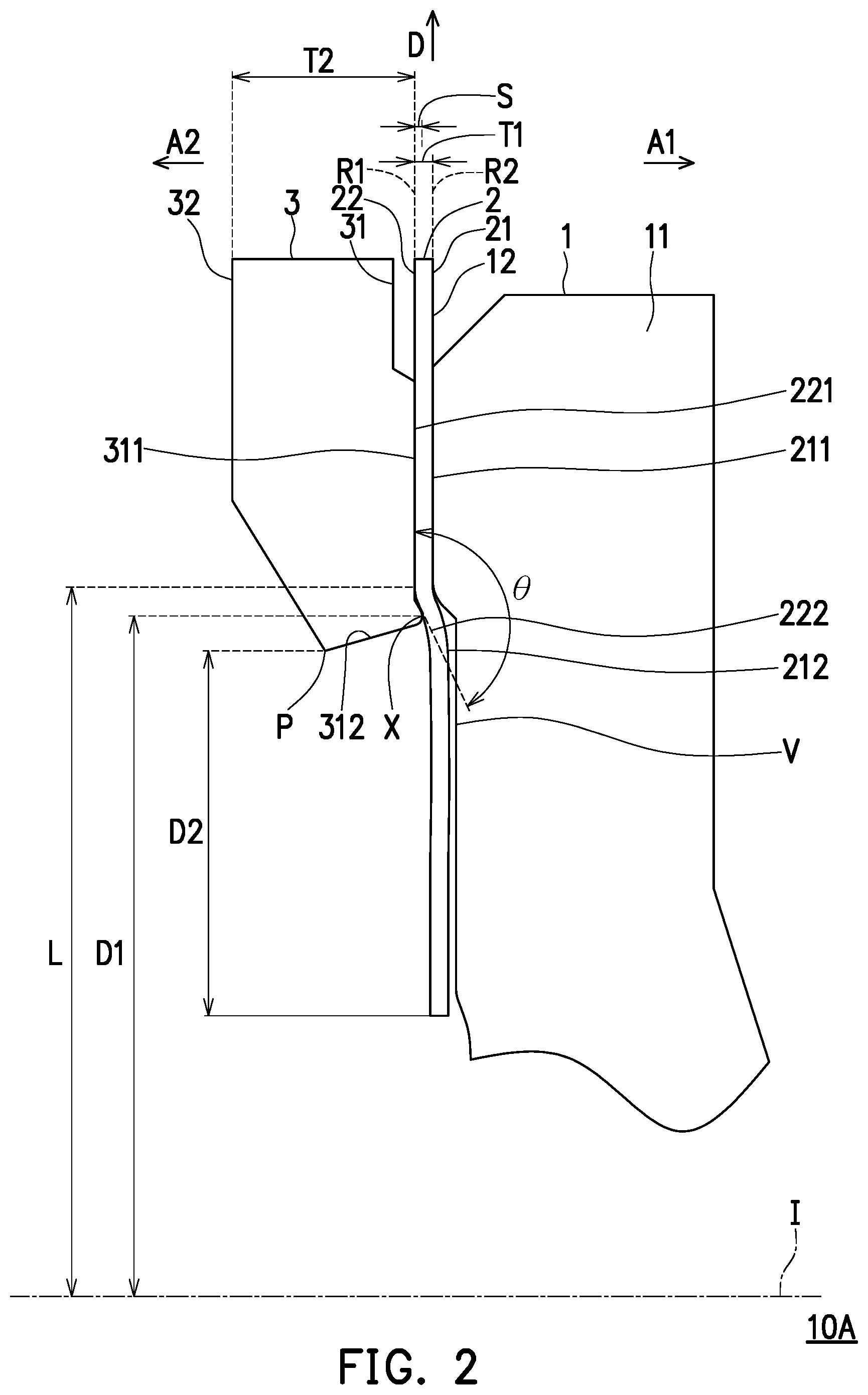 Patent US12174401 Figure 2 – Optical lens