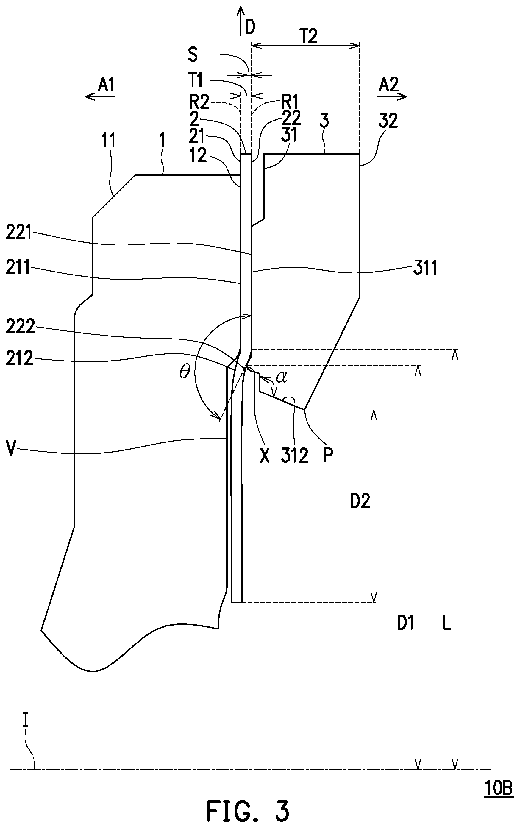 Patent US12174401 Figure 3 – Optical lens