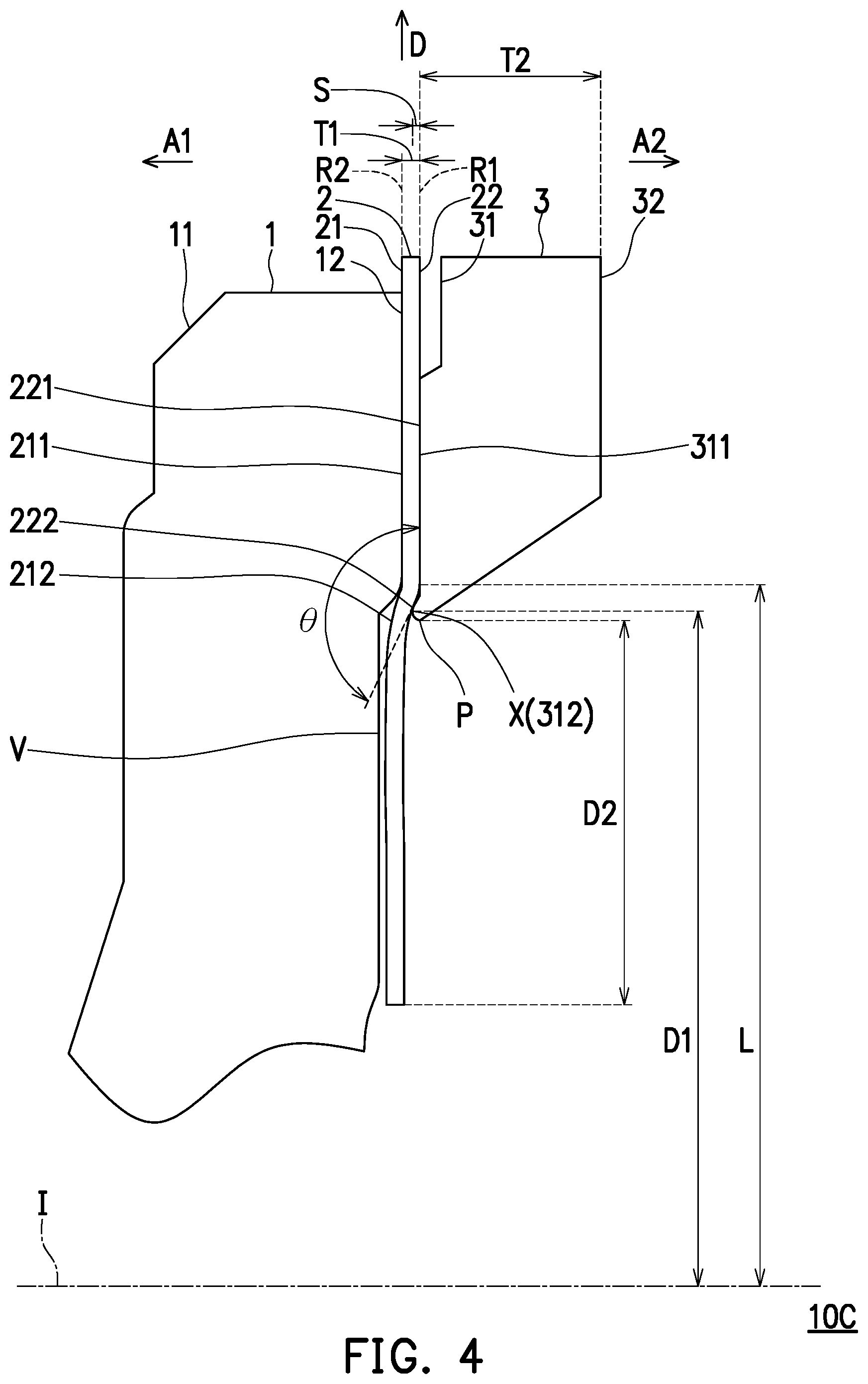 Patent US12174401 Figure 4 – Optical lens