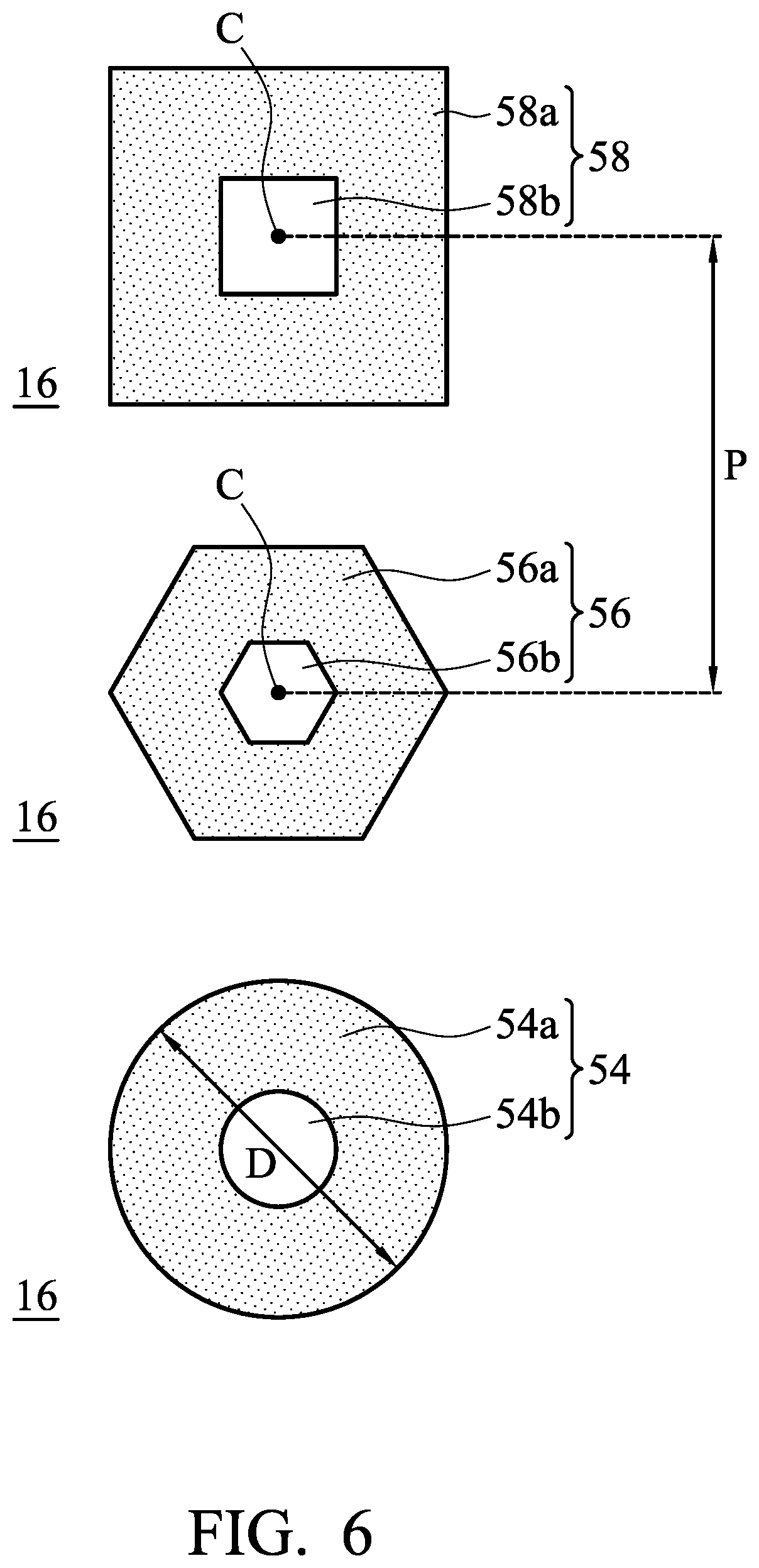 Patent US12174405 Figure 4 – Optical structure having polymer-covered protrusions contacting bandpass filter