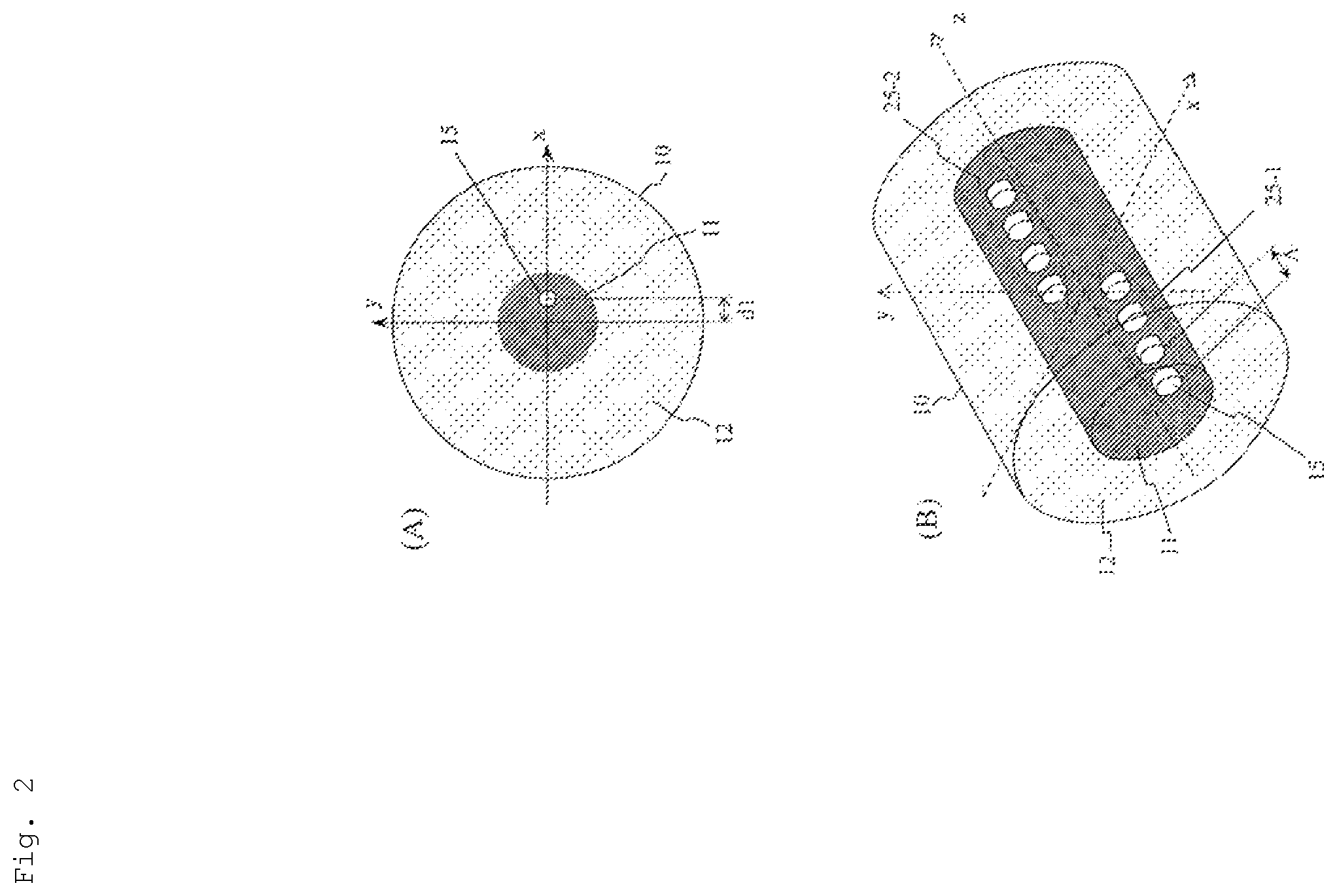 Patent US12174413 Figure 2 – Long period fiber grating and optical transmission system