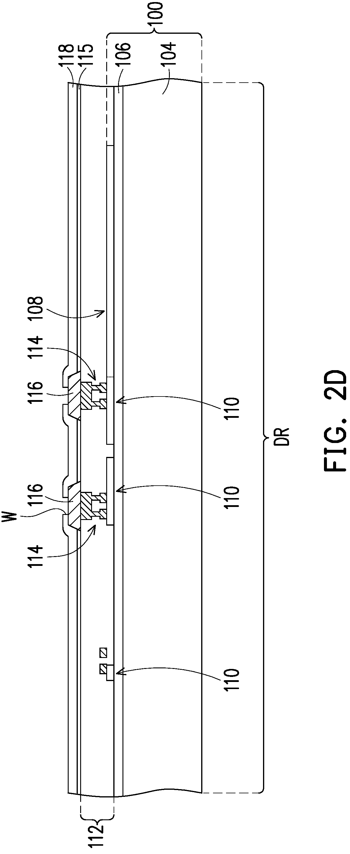 Patent US12174415 Figure 5 – Semiconductor package and manufacturing method thereof
