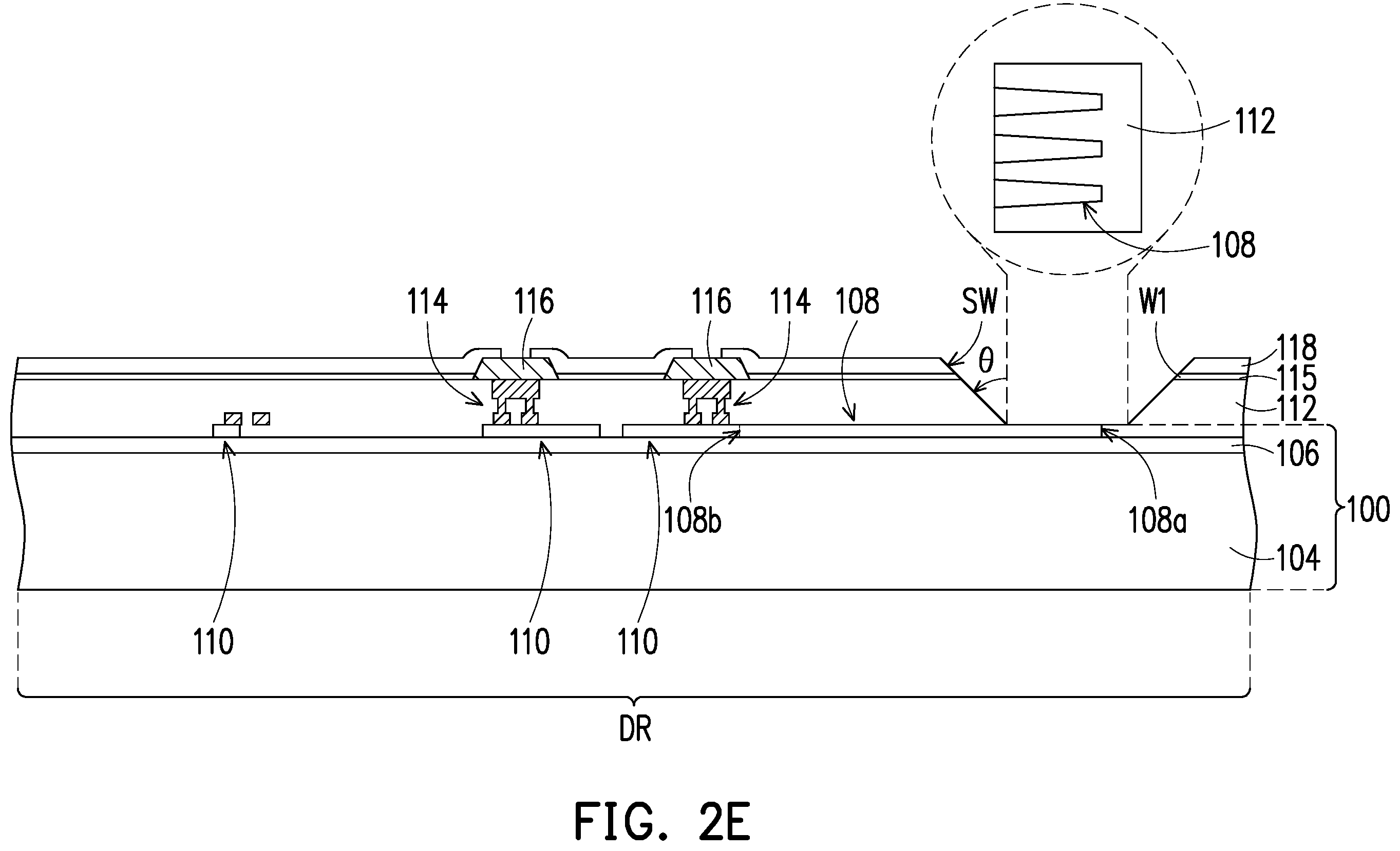 Patent US12174415 Figure 6 – Semiconductor package and manufacturing method thereof
