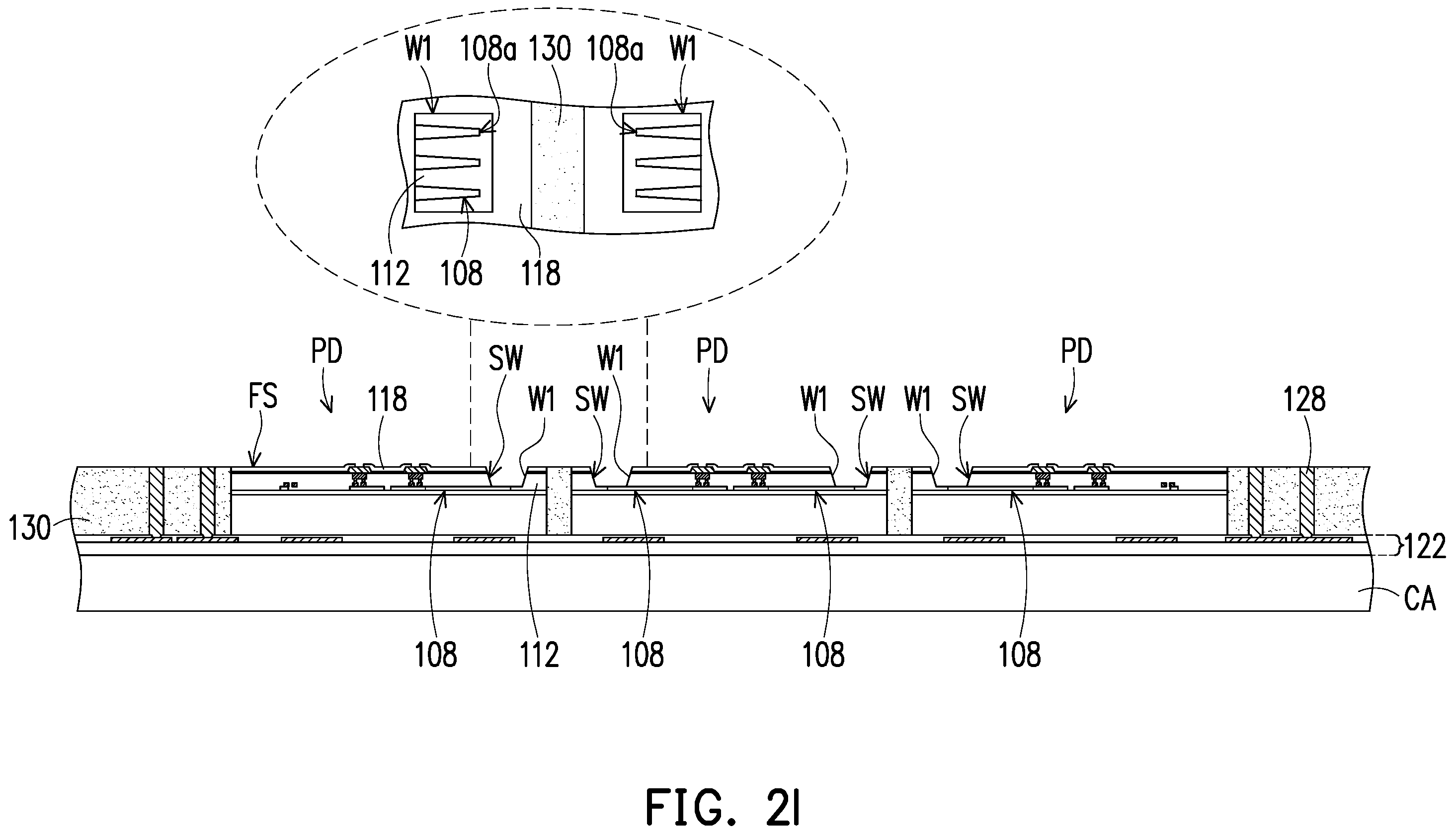 Patent US12174415 Figure 10 – Semiconductor package and manufacturing method thereof