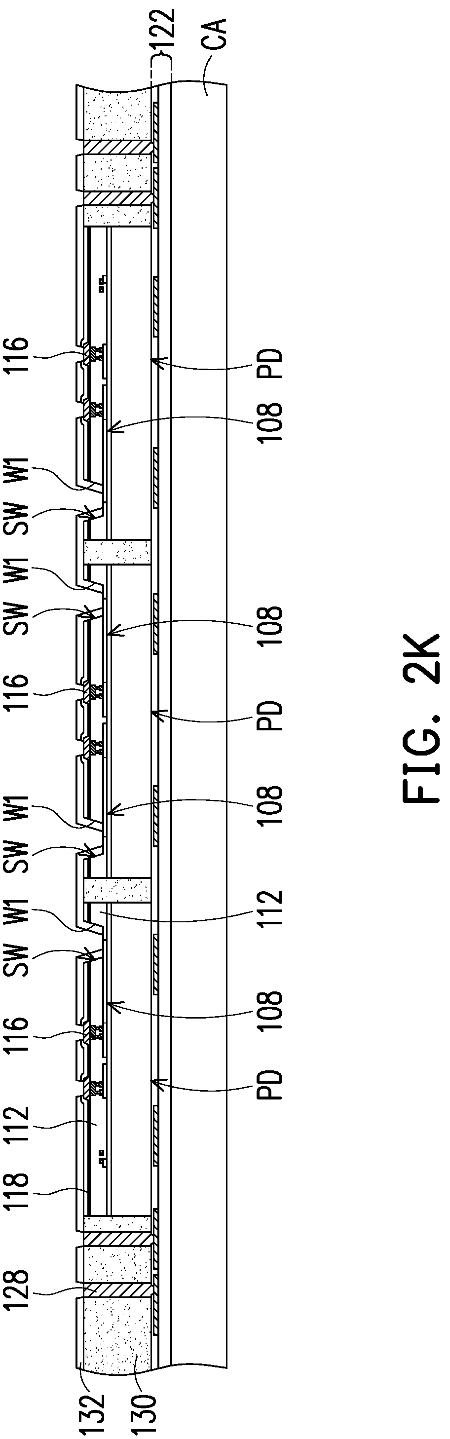 Patent US12174415 Figure 12 – Semiconductor package and manufacturing method thereof