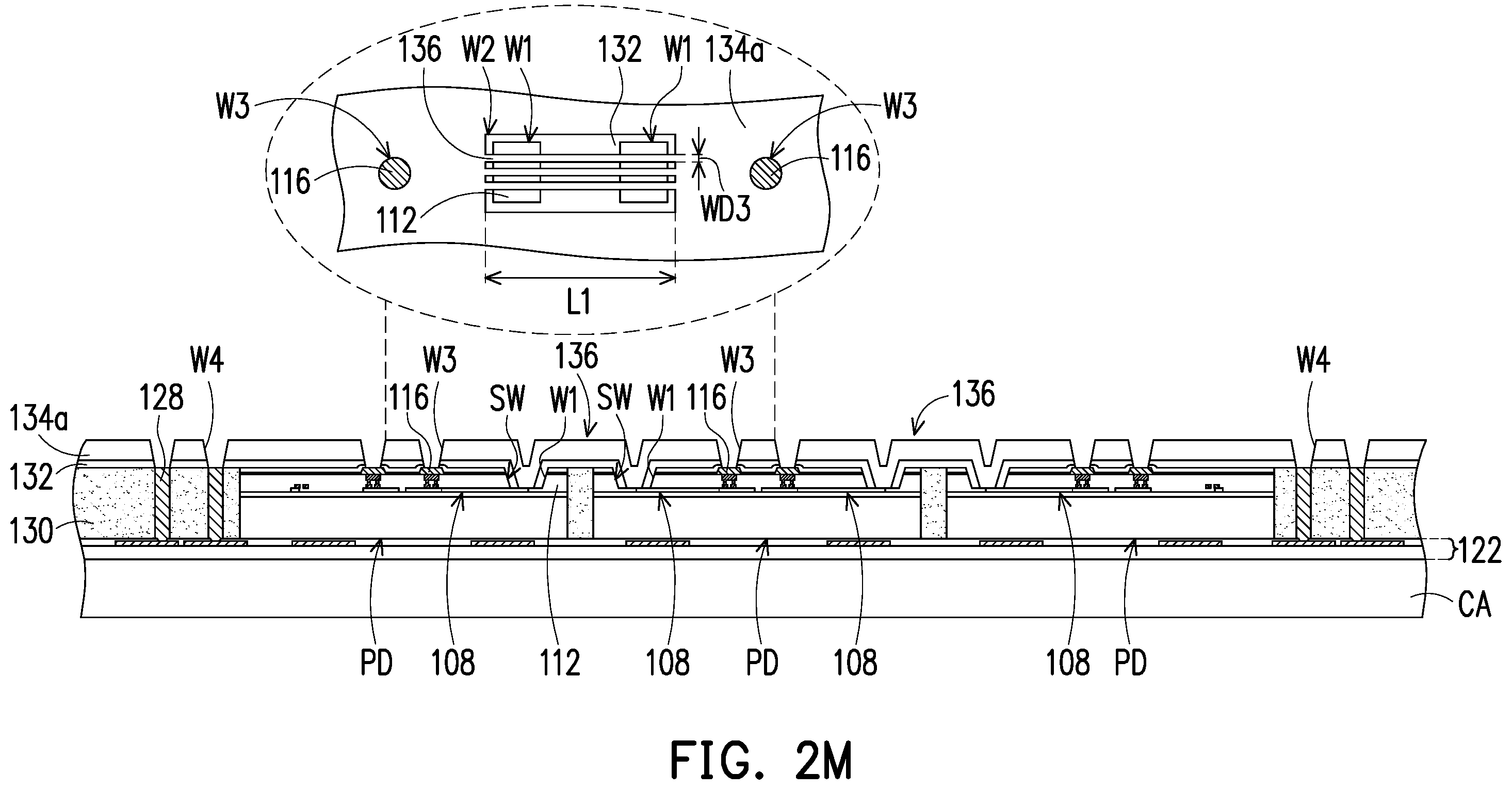 Patent US12174415 Figure 14 – Semiconductor package and manufacturing method thereof