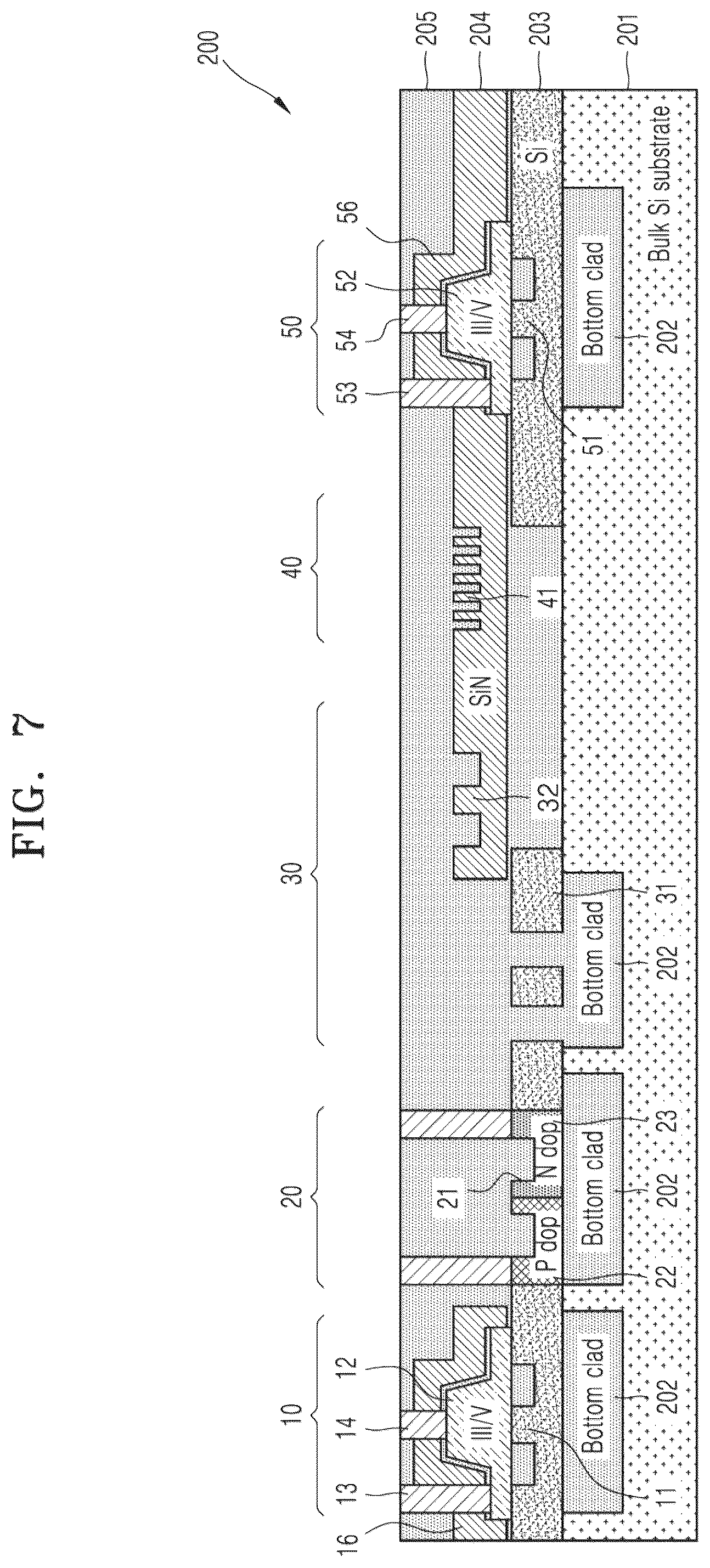 Patent US12174416 Figure 10 – Photonic integrated circuit platform and optical phase array device using the same
