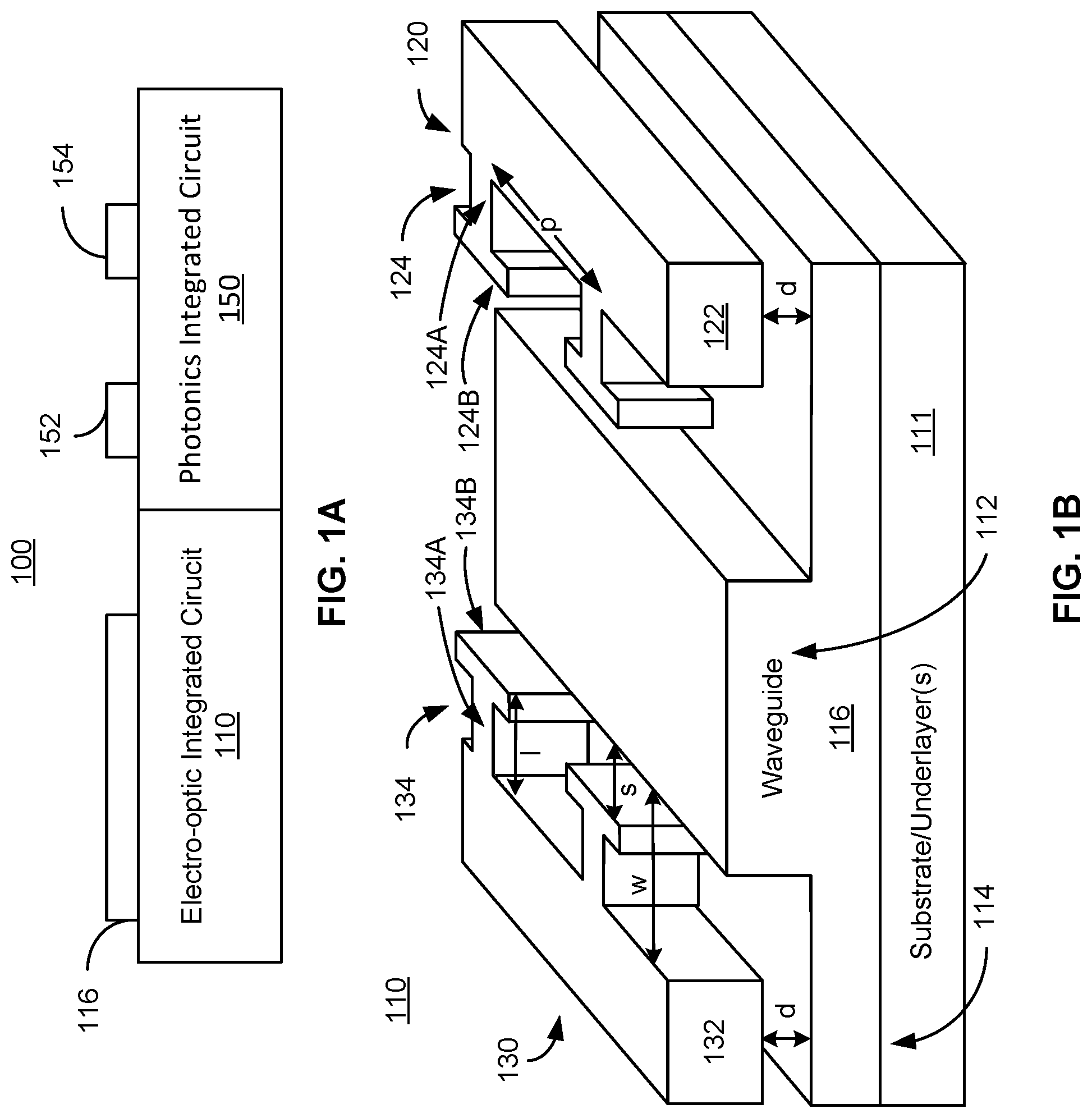 Patent US12174419 Figure 1 – Thin film lithium niobate hybrid photonics packaging