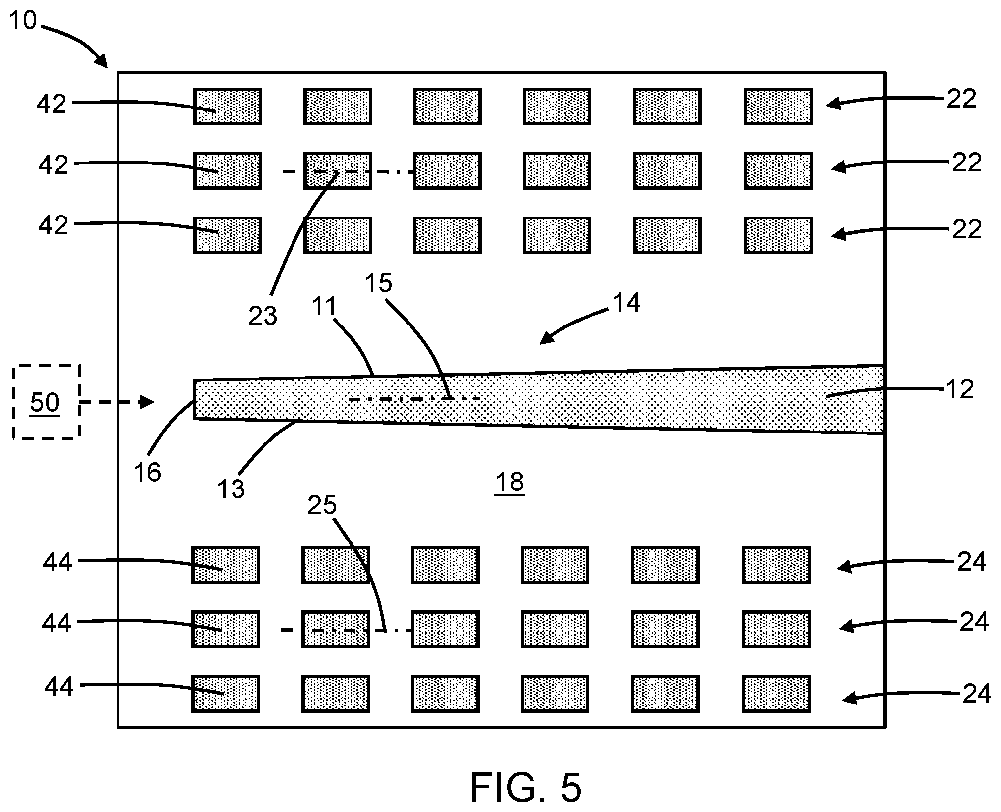 Patent US12174420 Figure 3 – Thermally-conductive features positioned adjacent to an optical component