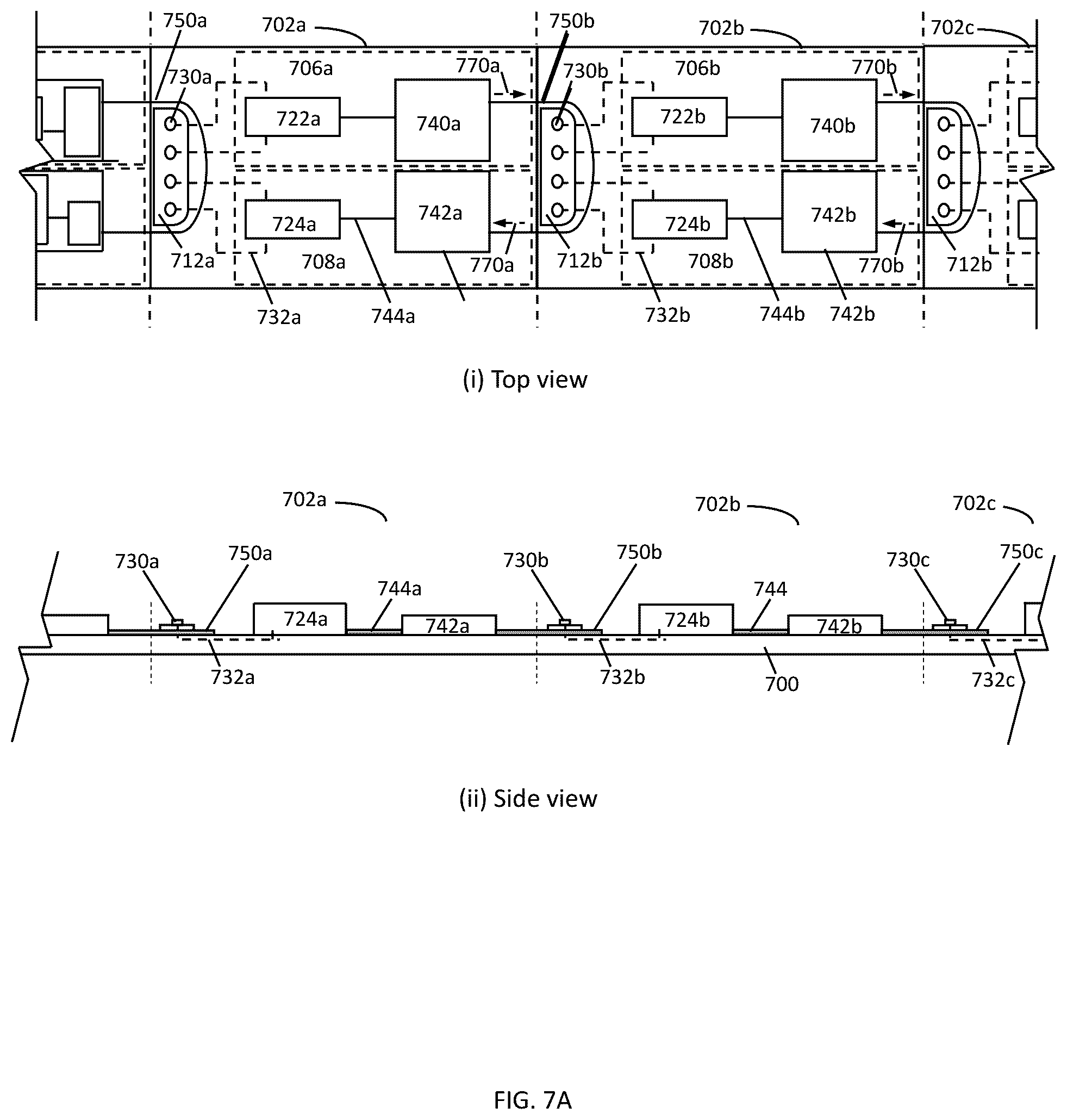 Patent US12174421 Figure 12 – Loopback waveguide