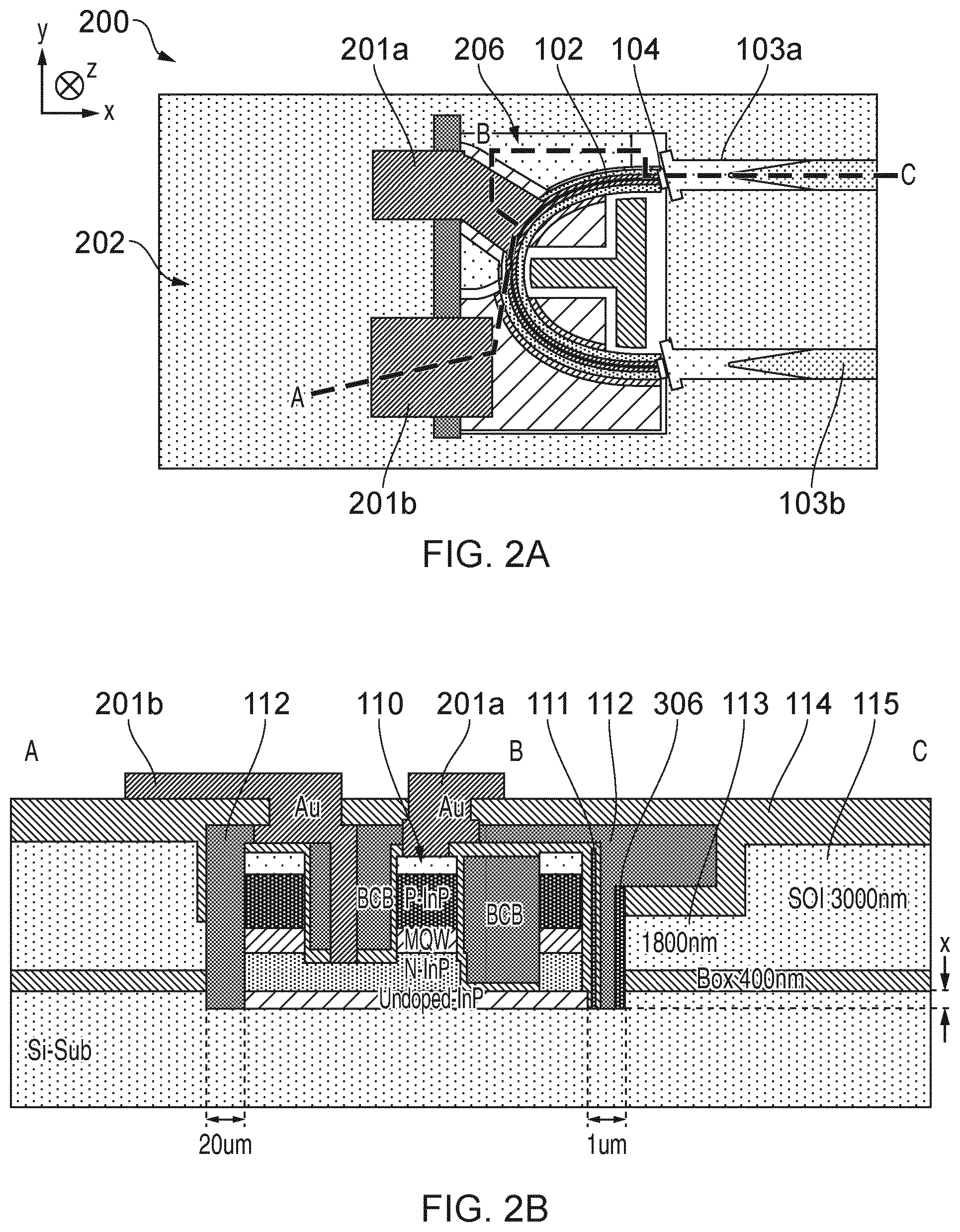 Patent US12174424 Figure 2 – Optoelectronic device and method of manufacture thereof