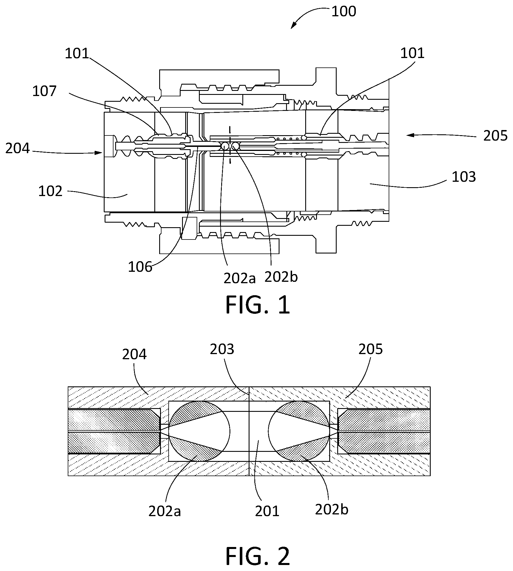 Patent US12174428 Figure 1 – Apparatus and system for optical connector