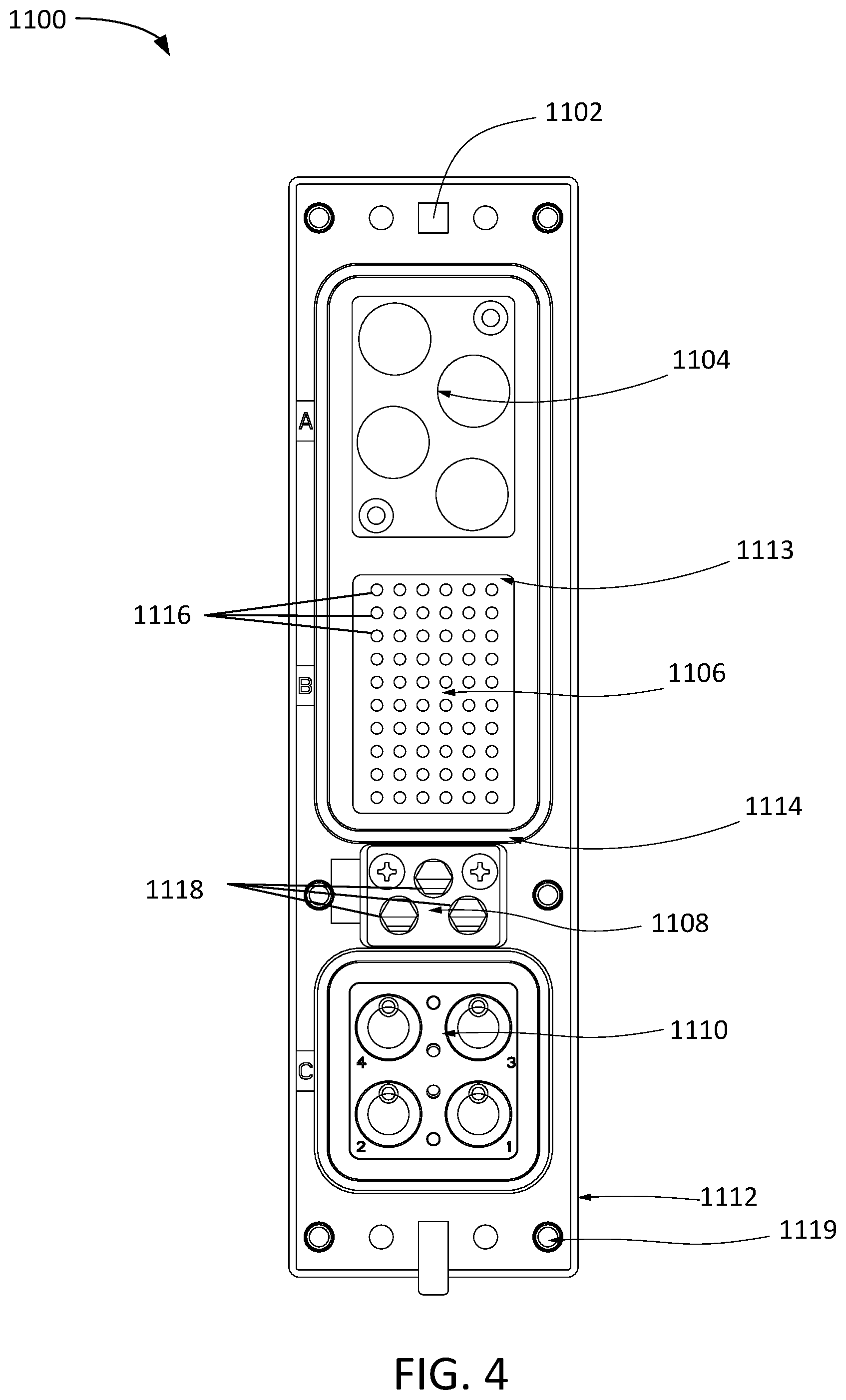 Patent US12174428 Figure 3 – Apparatus and system for optical connector