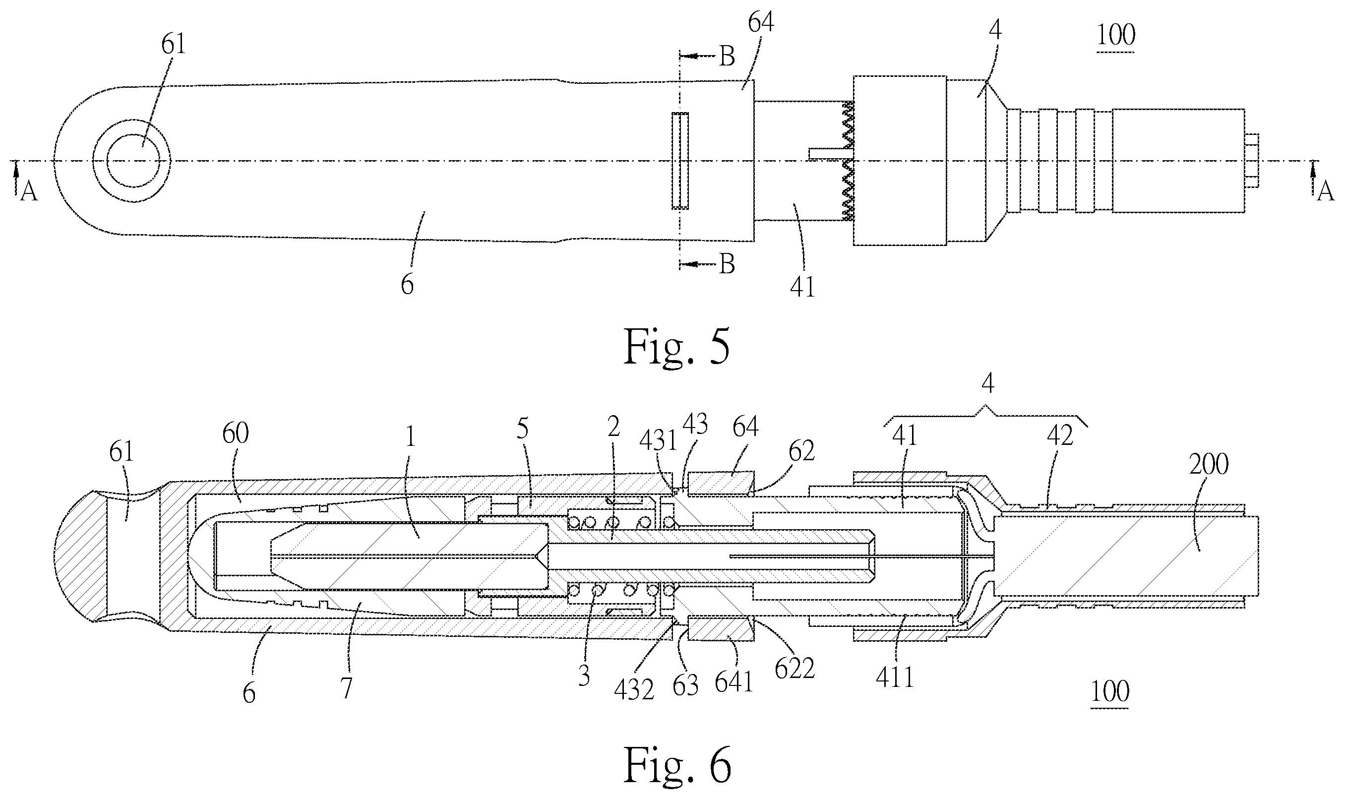 Patent US12174429 Figure 5 – Optical-fiber connector with a protective cap and standard connector