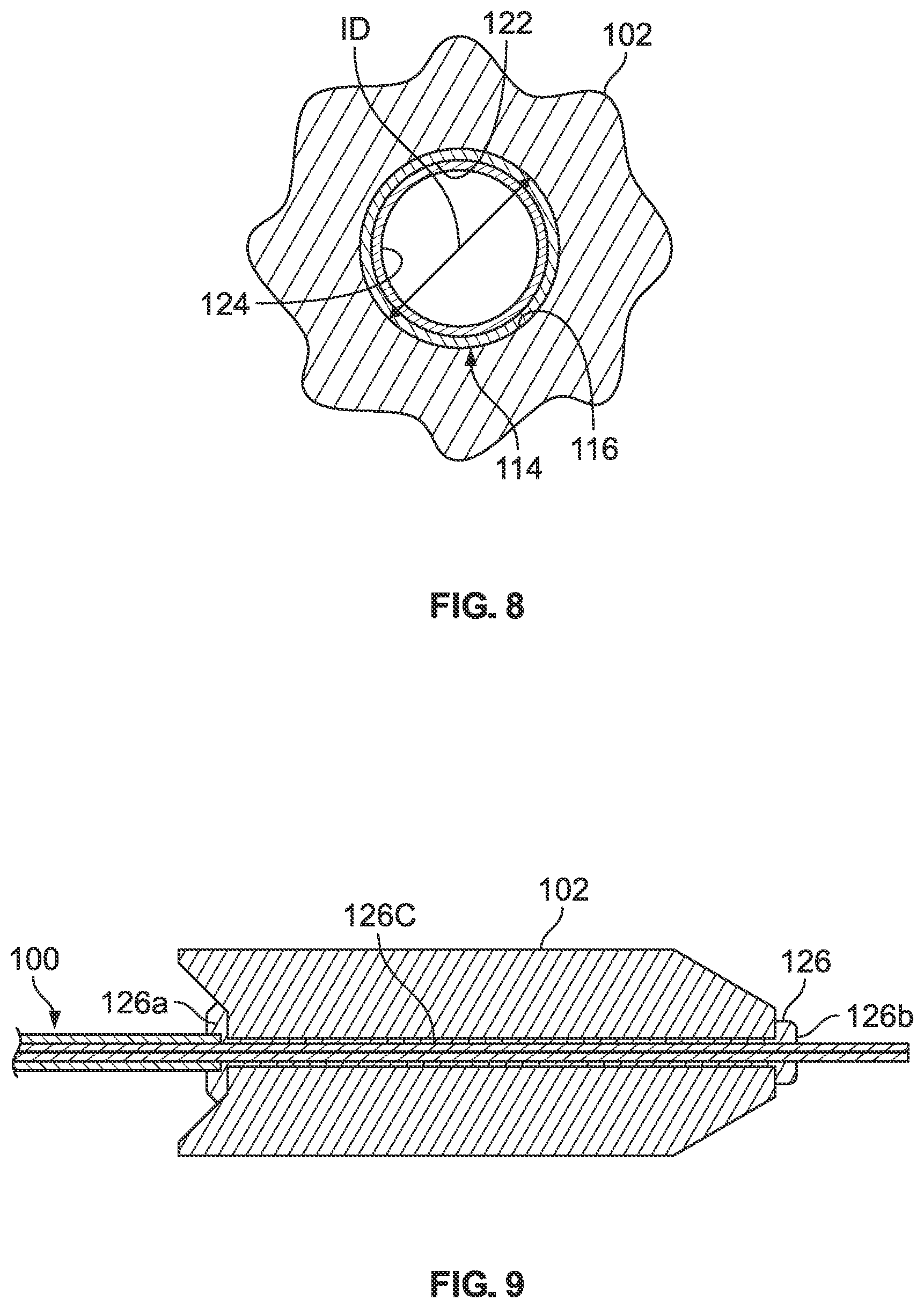 Patent US12174431 Figure 5 – Methods and compositions for the surface treatment of ferrules and fibers for improved bonding of optical fibes within ferrules