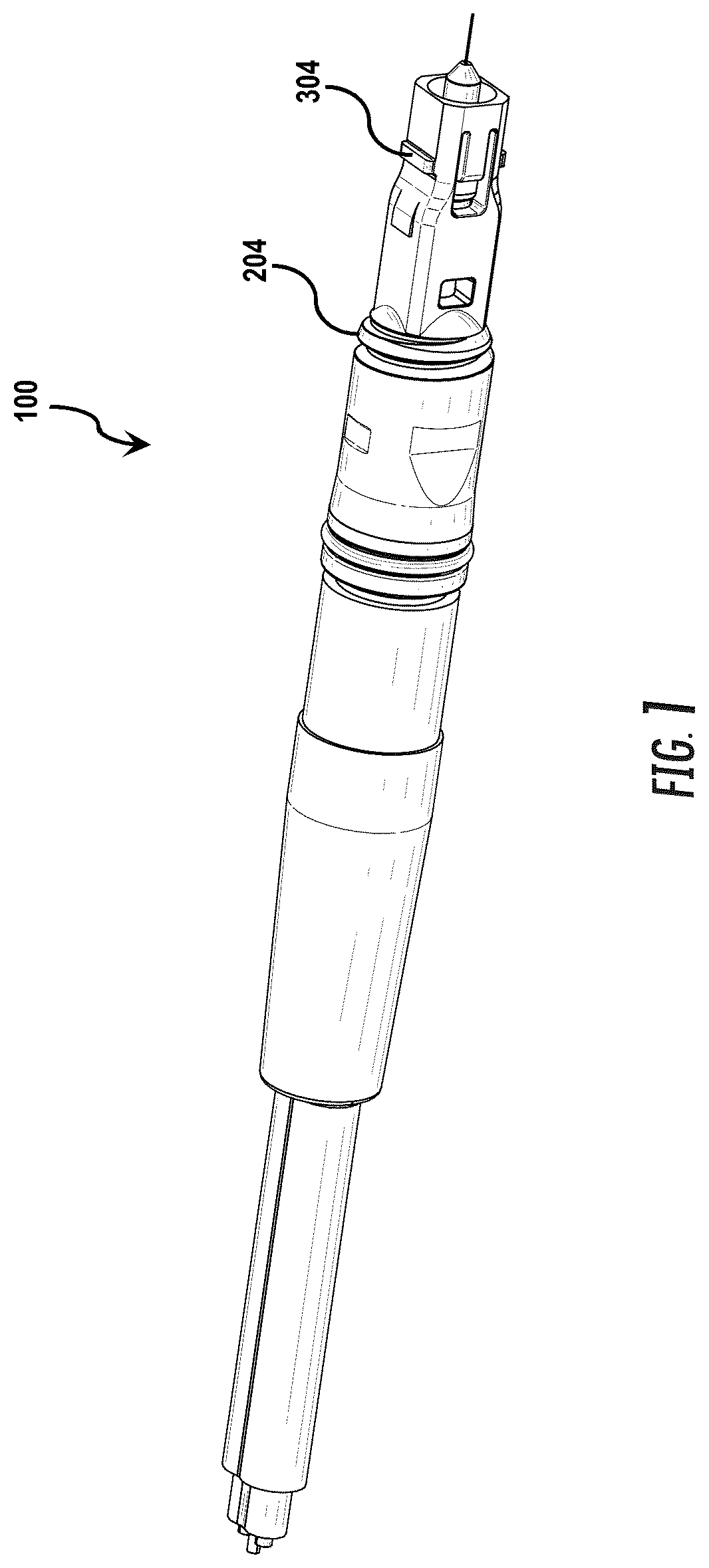Patent US12174432 Figure 1 – Fiber optic connectors and connectorization employing adhesive admitting adapters