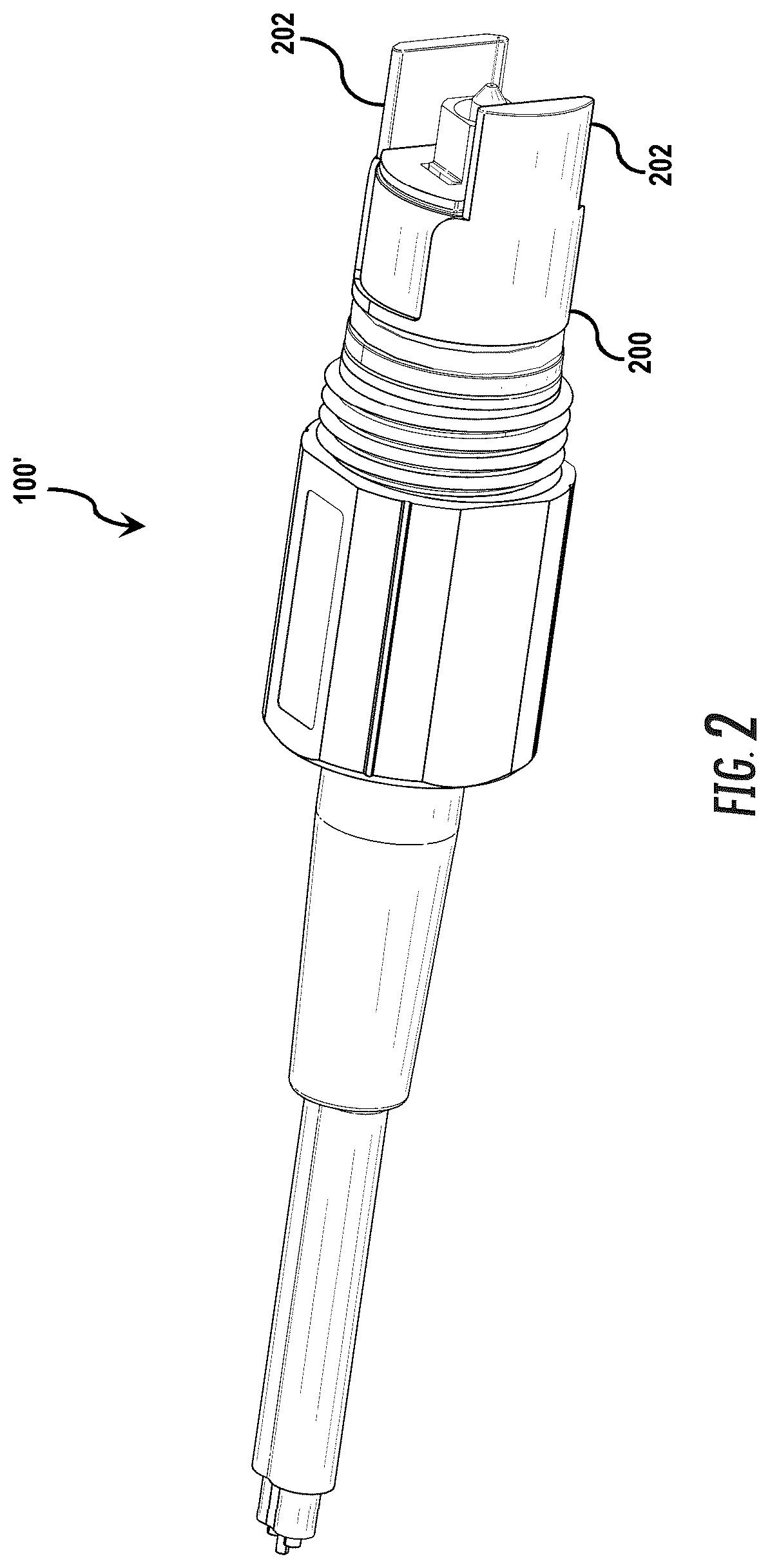 Patent US12174432 Figure 2 – Fiber optic connectors and connectorization employing adhesive admitting adapters