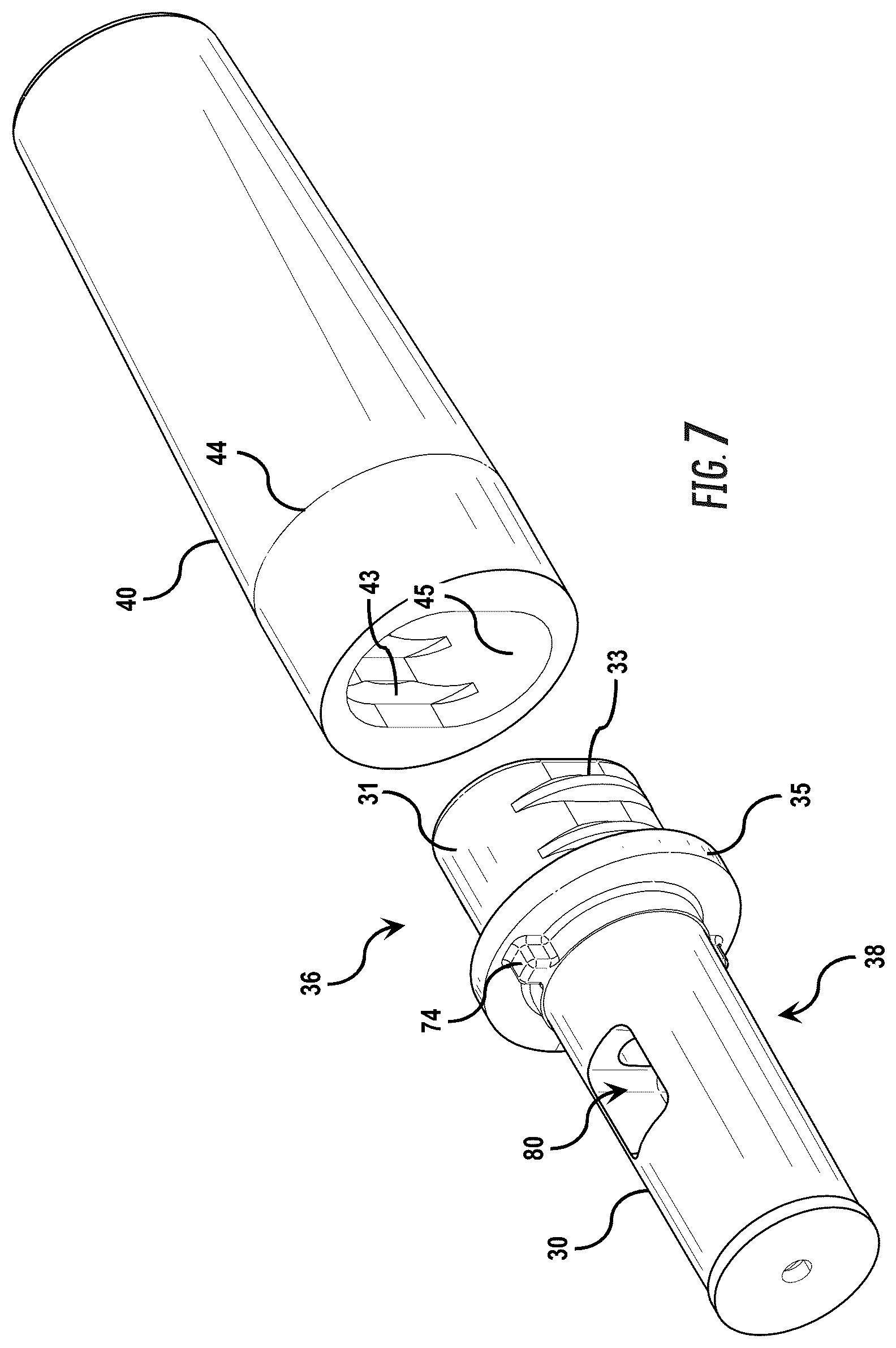 Patent US12174432 Figure 7 – Fiber optic connectors and connectorization employing adhesive admitting adapters