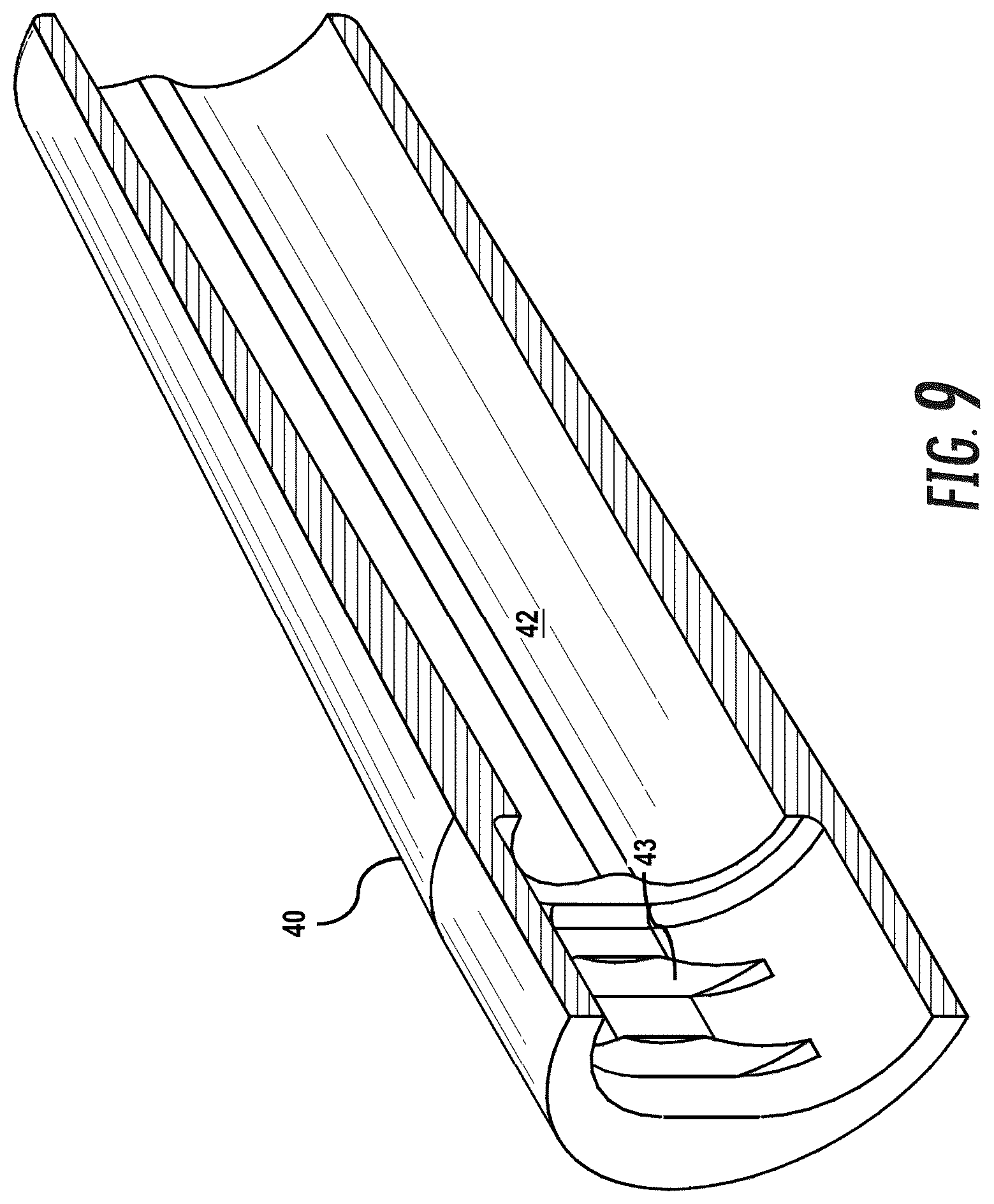Patent US12174432 Figure 9 – Fiber optic connectors and connectorization employing adhesive admitting adapters